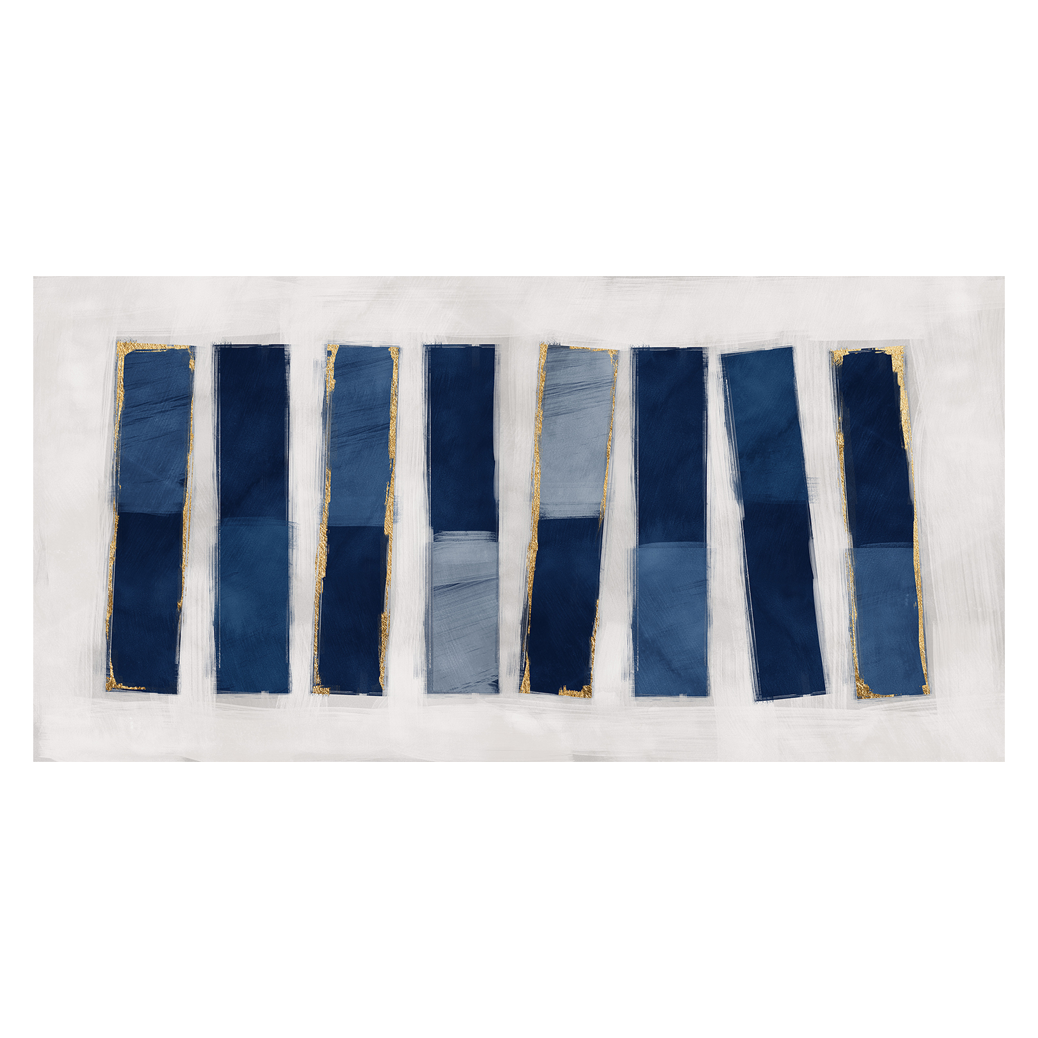 wall-art-print-canvas-poster-framed-Lined Up, Style A , By Oliver Tabby-1