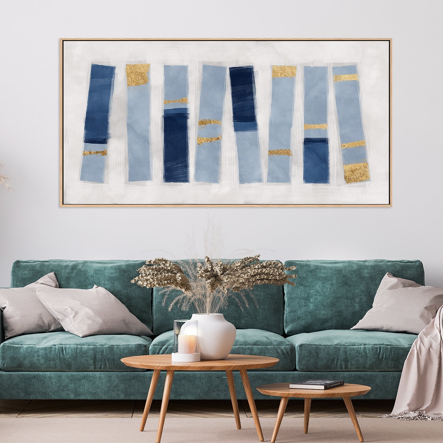 wall-art-print-canvas-poster-framed-Lined Up, Style B , By Oliver Tabby-2