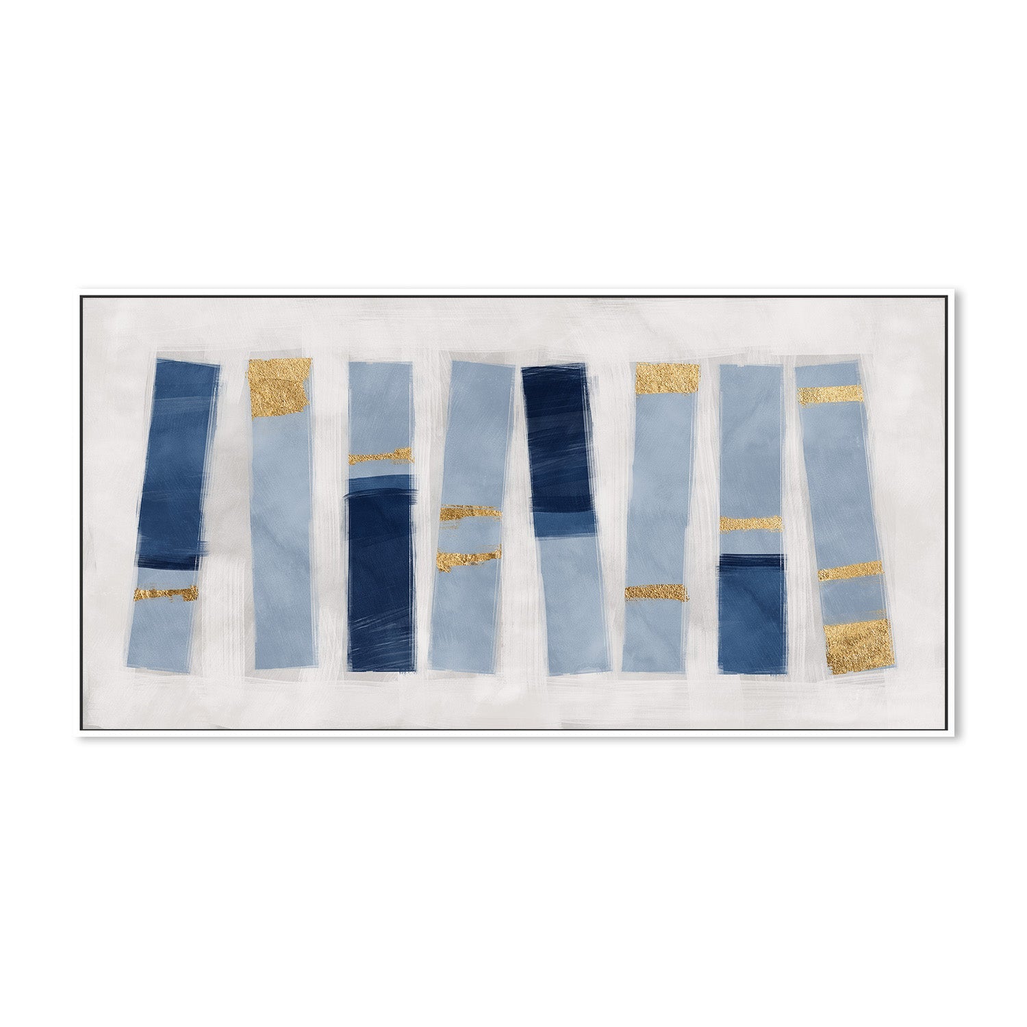 wall-art-print-canvas-poster-framed-Lined Up, Style B , By Oliver Tabby-5