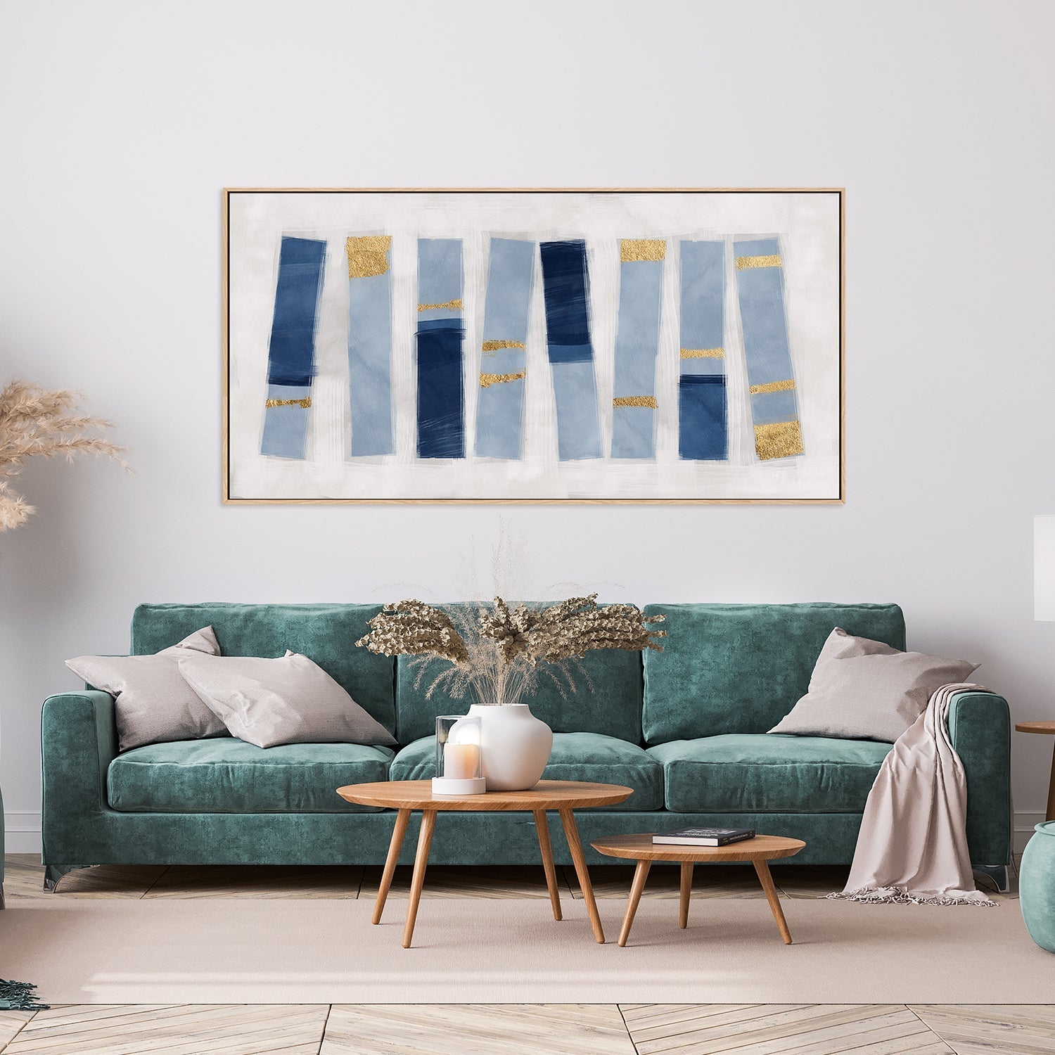 wall-art-print-canvas-poster-framed-Lined Up, Style B , By Oliver Tabby-7