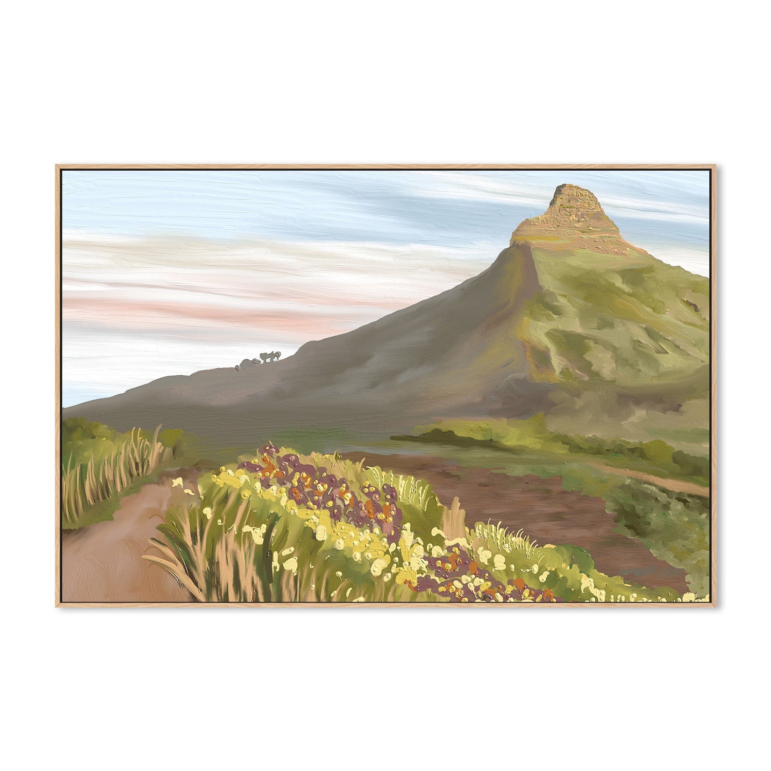 wall-art-print-canvas-poster-framed-Lions head, Cape Town, South Africa , By Jenna Alheit-4