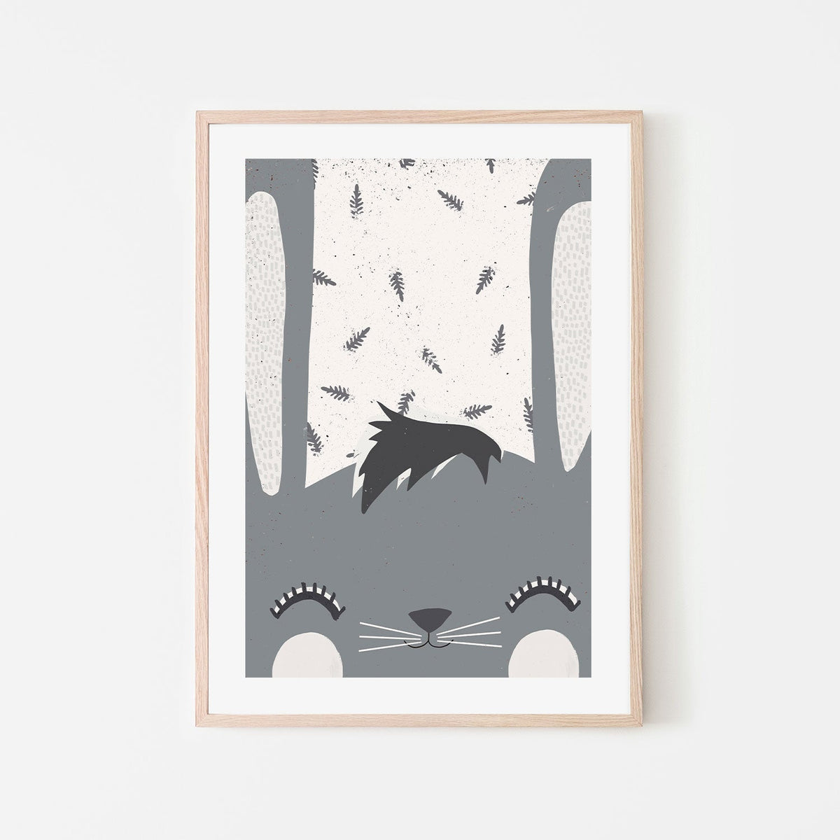 wall-art-print-canvas-poster-framed-Little Bunny , By Treechild-GIOIA-WALL-ART