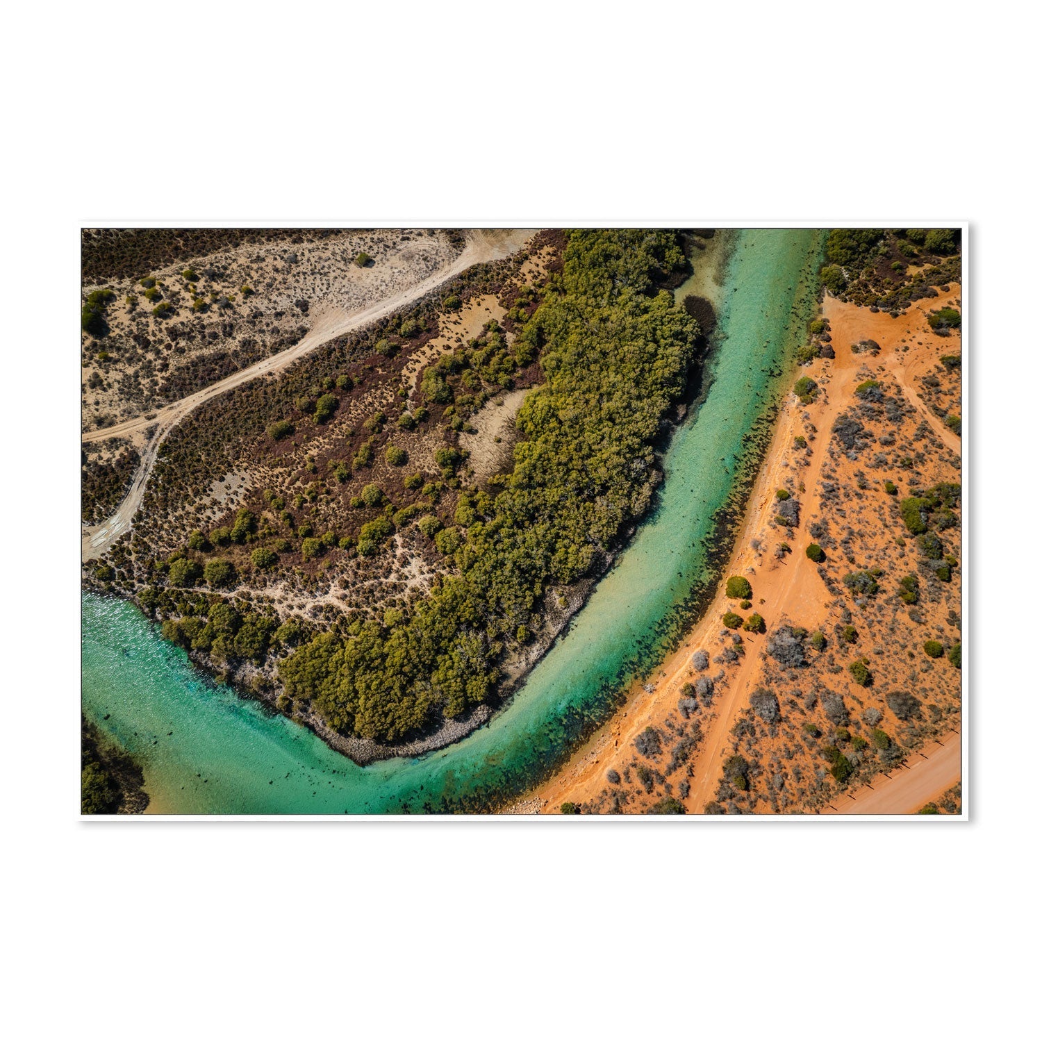 wall-art-print-canvas-poster-framed-Little Lagoon, Shark Bay, Style B , By Maddison Harris-5