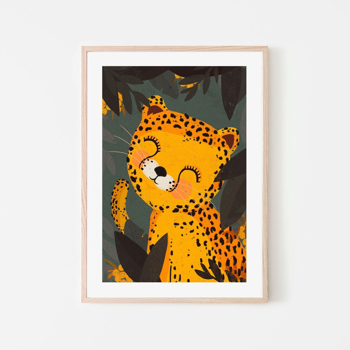 wall-art-print-canvas-poster-framed-Little Leo , By Treechild-GIOIA-WALL-ART