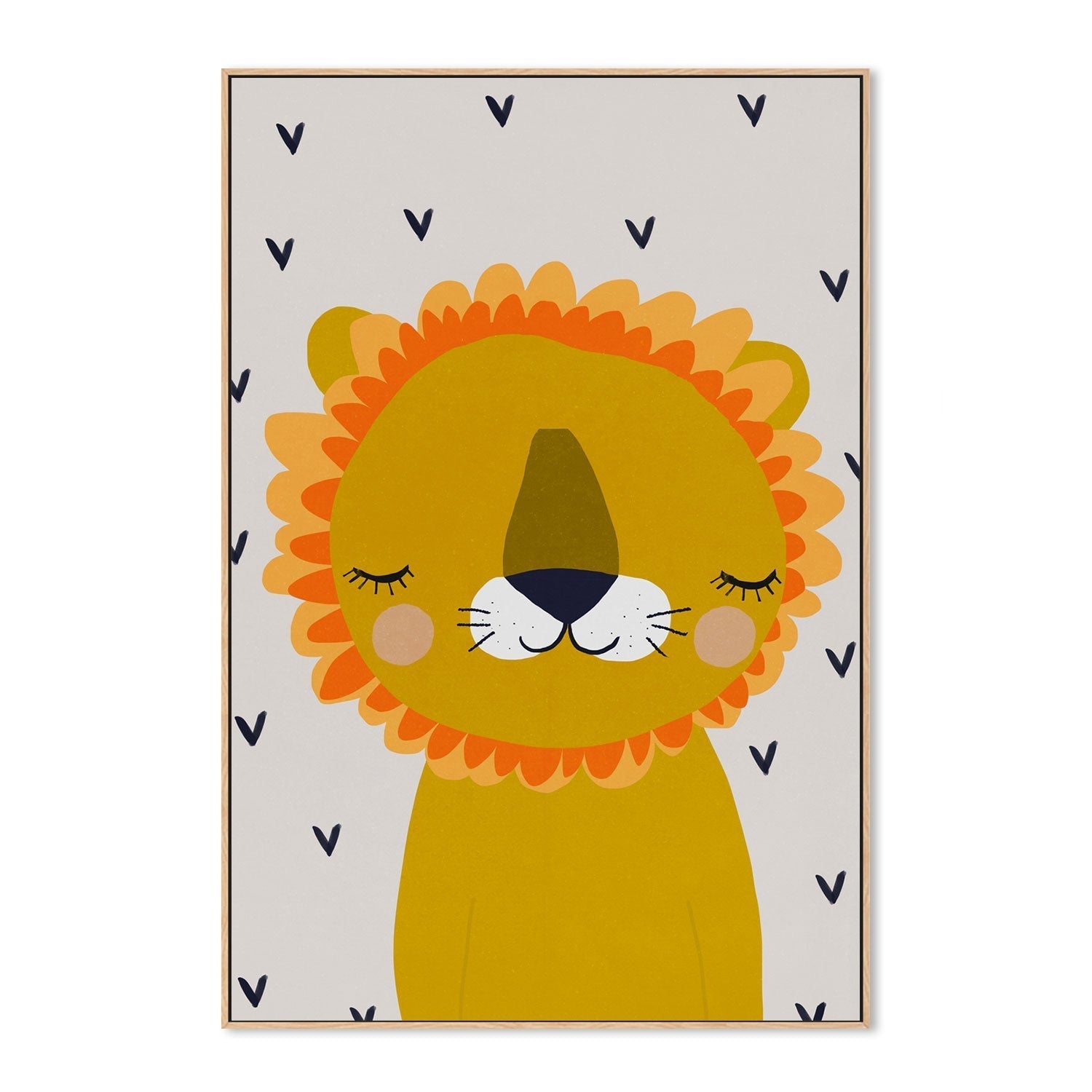 wall-art-print-canvas-poster-framed-Little Lion , By Treechild-GIOIA-WALL-ART