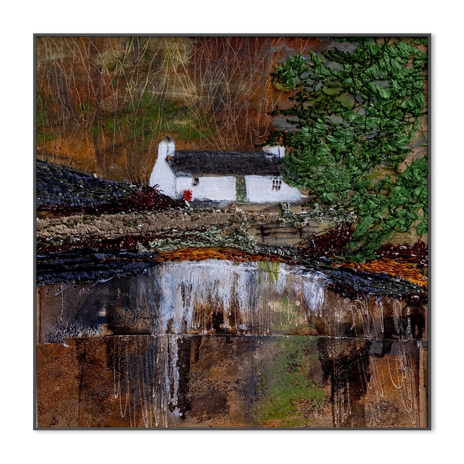 wall-art-print-canvas-poster-framed-Loch Eilein Large , By Louise O’Hara-3