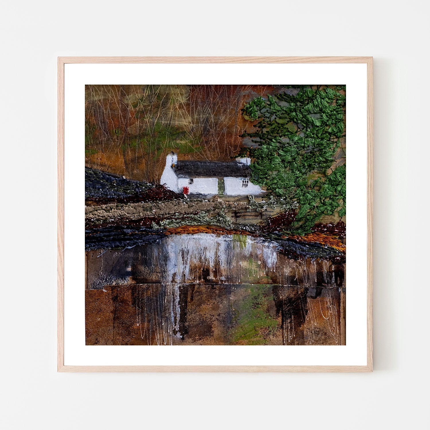wall-art-print-canvas-poster-framed-Loch Eilein Large , By Louise O’Hara-6