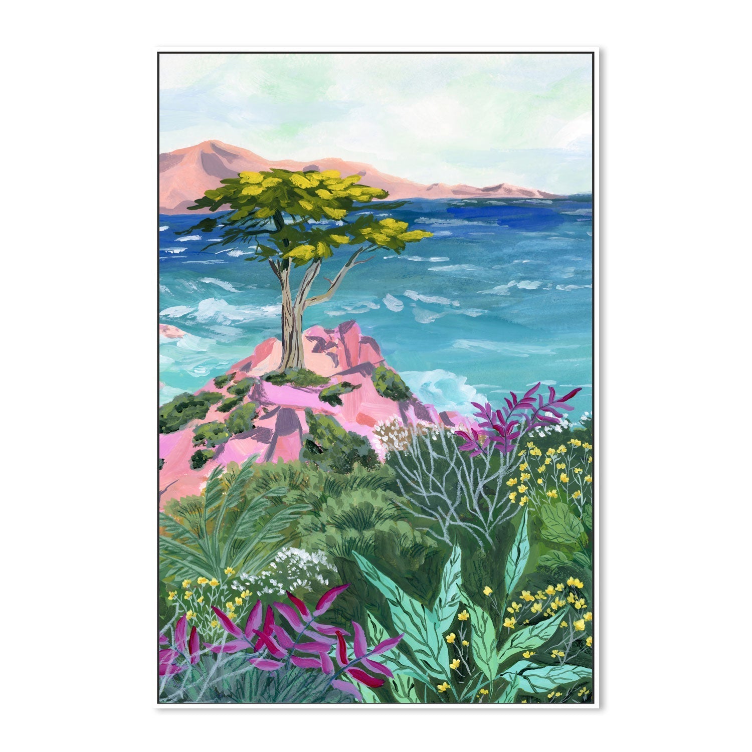 wall-art-print-canvas-poster-framed-Lone Cypress-5