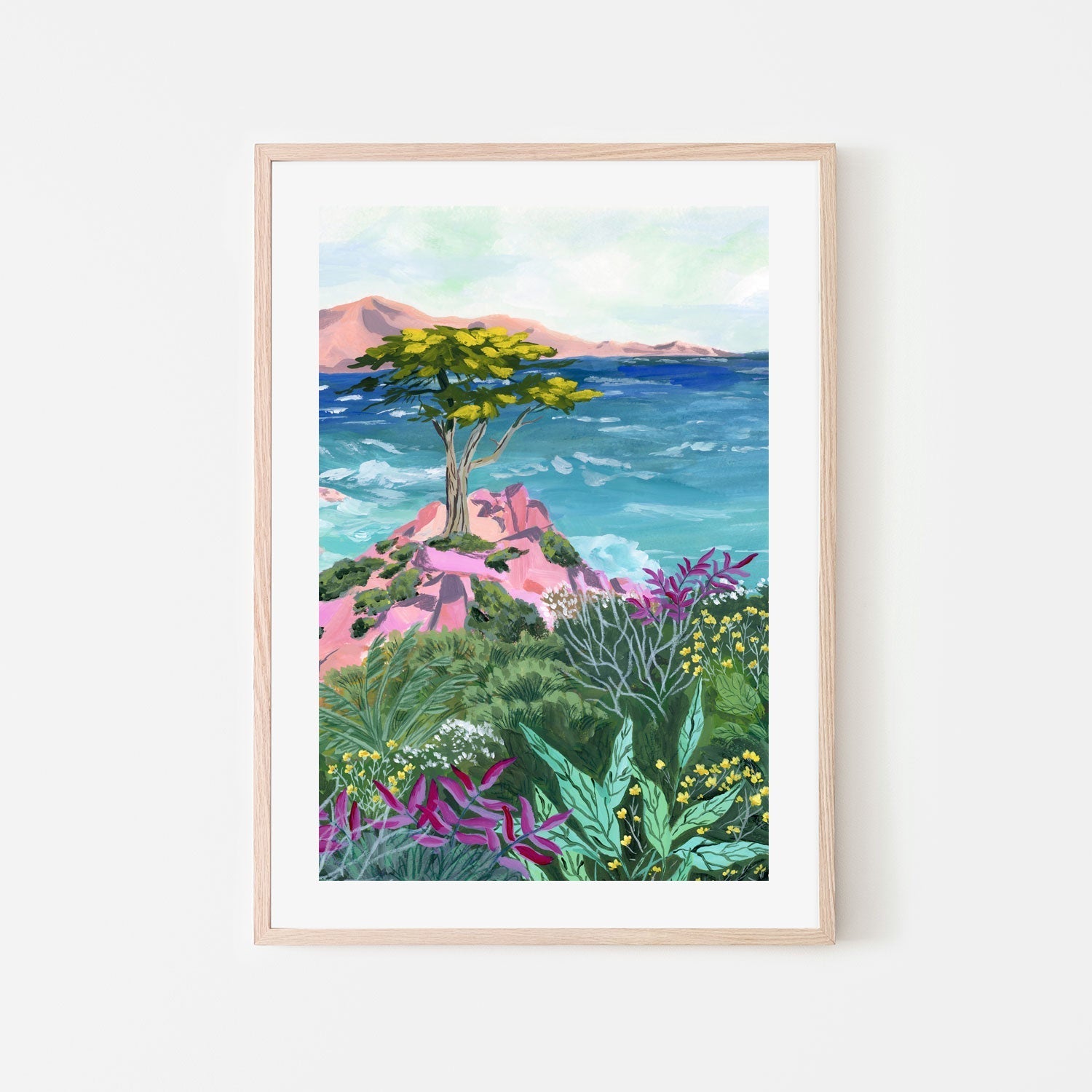wall-art-print-canvas-poster-framed-Lone Cypress-6