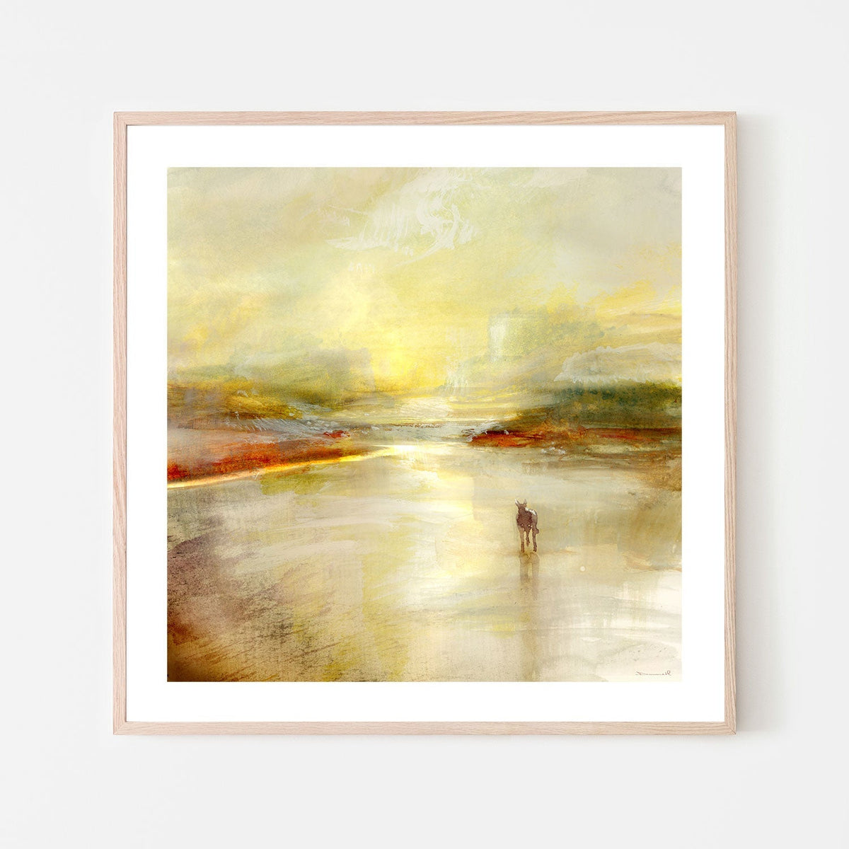 wall-art-print-canvas-poster-framed-Lone Horse , By Dan Hobday-GIOIA-WALL-ART