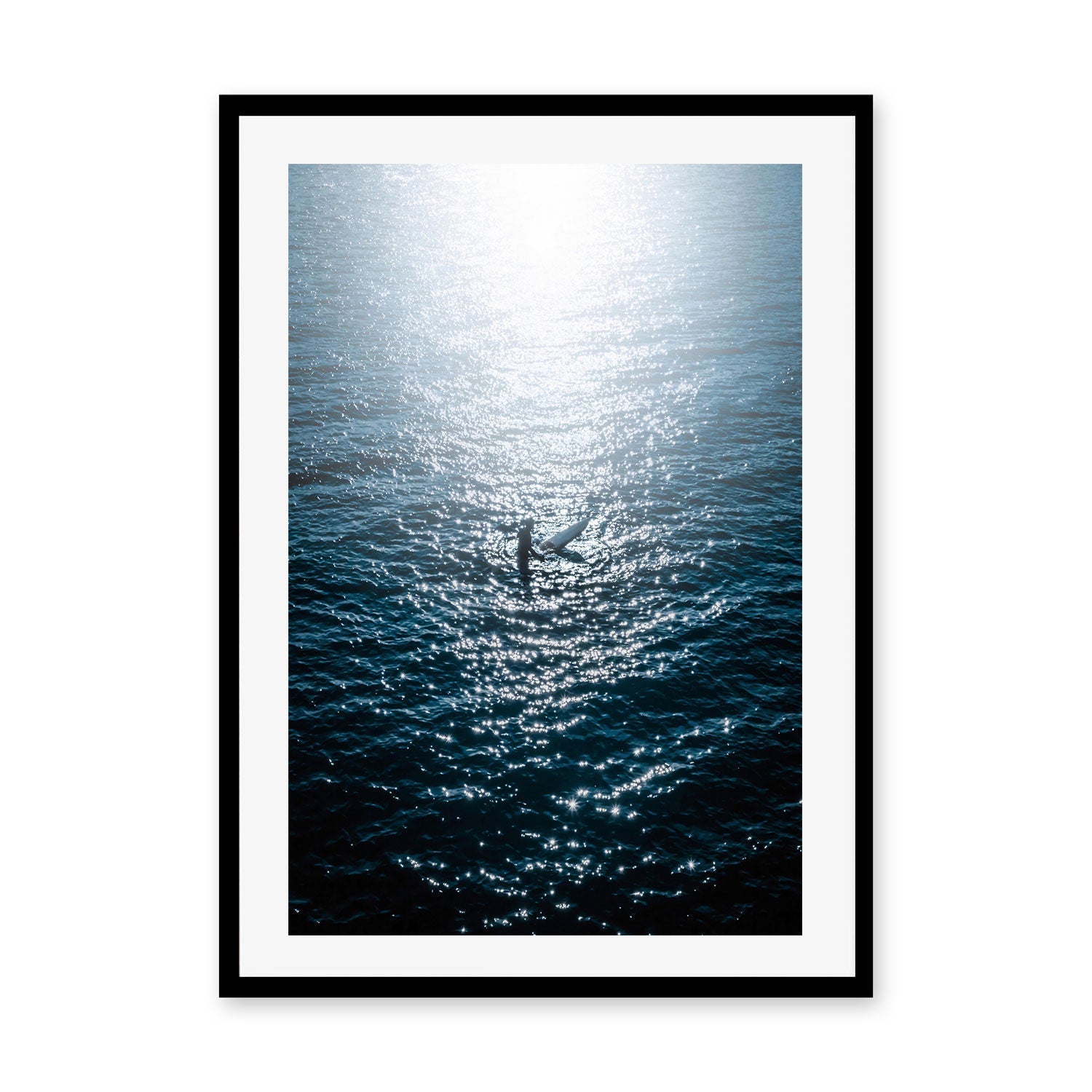 wall-art-print-canvas-poster-framed-Lone Surfer , By Max Lissendon-GIOIA-WALL-ART