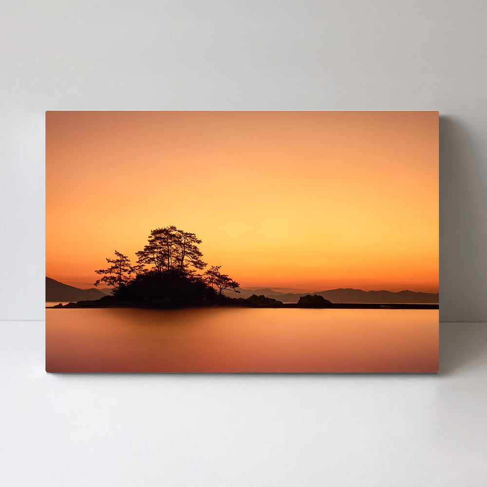 wall-art-print-canvas-poster-framed-Lonely Island, By Tiger Seo-by-Plus X Studio-Gioia Wall Art