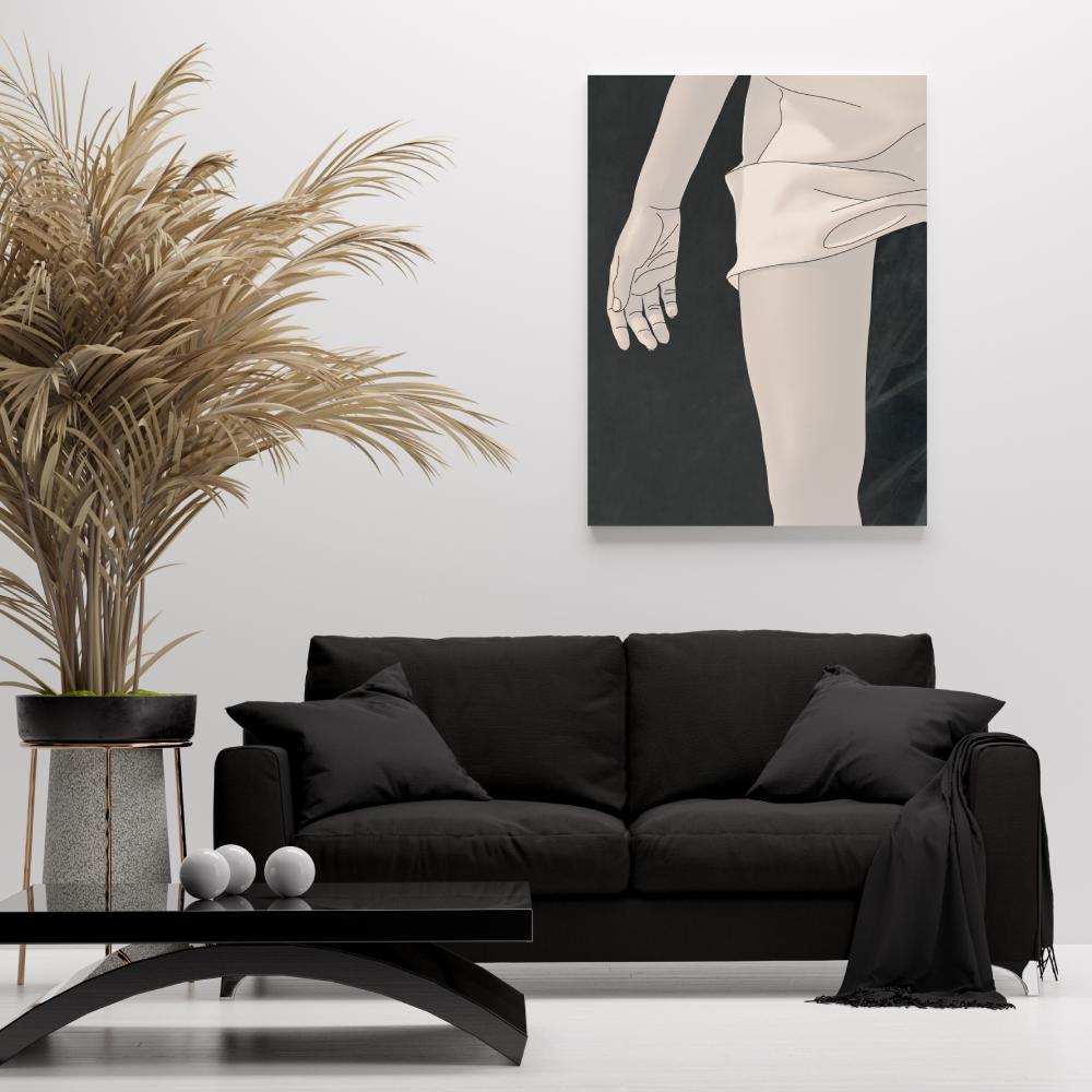 wall-art-print-canvas-poster-framed-Long Legs-by-Roberto Moro Art-Gioia Wall Art