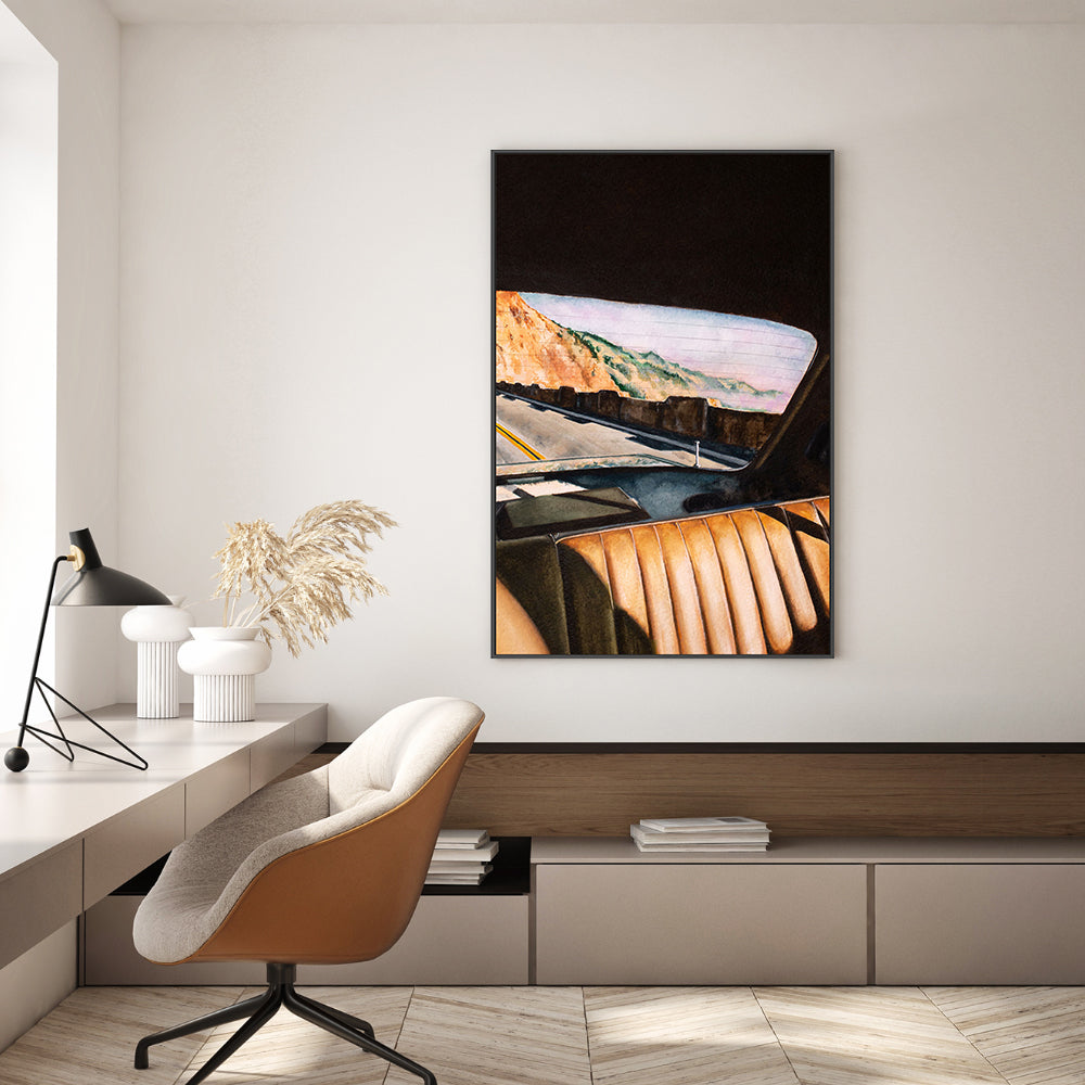 wall-art-print-canvas-poster-framed-Looking Back , By Julia Ockert-GIOIA-WALL-ART