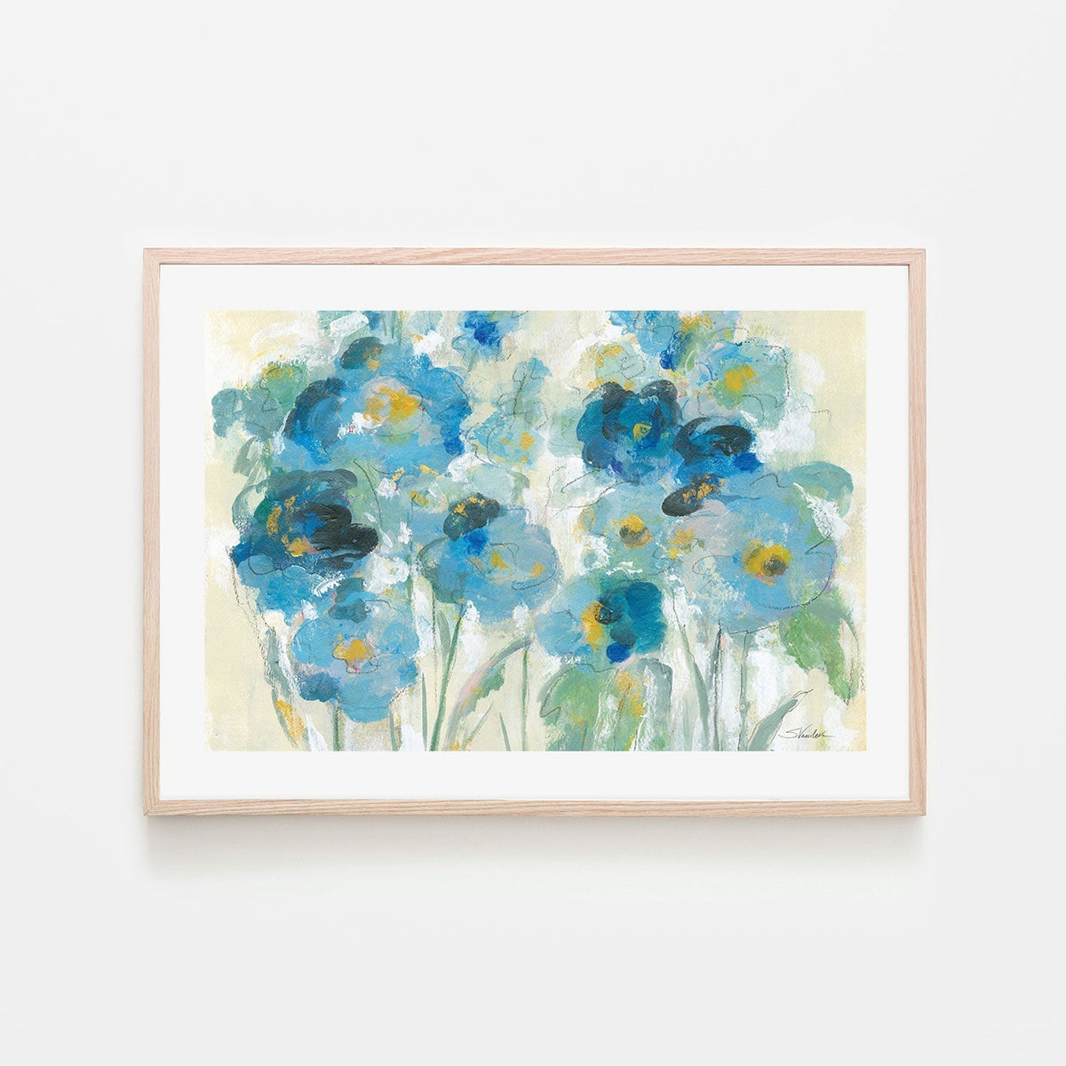 wall-art-print-canvas-poster-framed-Loose Bouquet-by-Silvia Vassileva-Gioia Wall Art