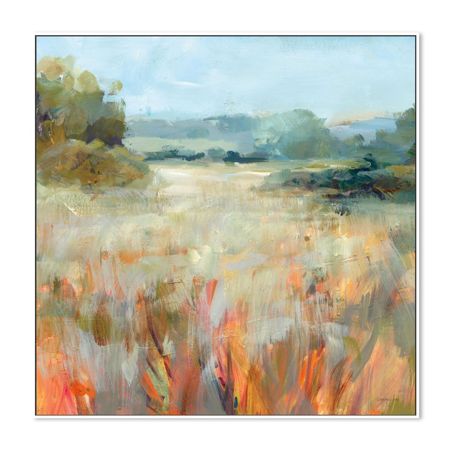 wall-art-print-canvas-poster-framed-Lost in the Grasses-by-Danhui Nai-Gioia Wall Art