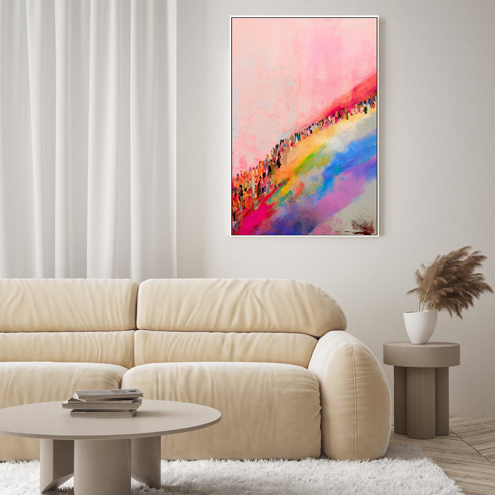 wall-art-print-canvas-poster-framed-Love For All, Style D , By Treechild-GIOIA-WALL-ART