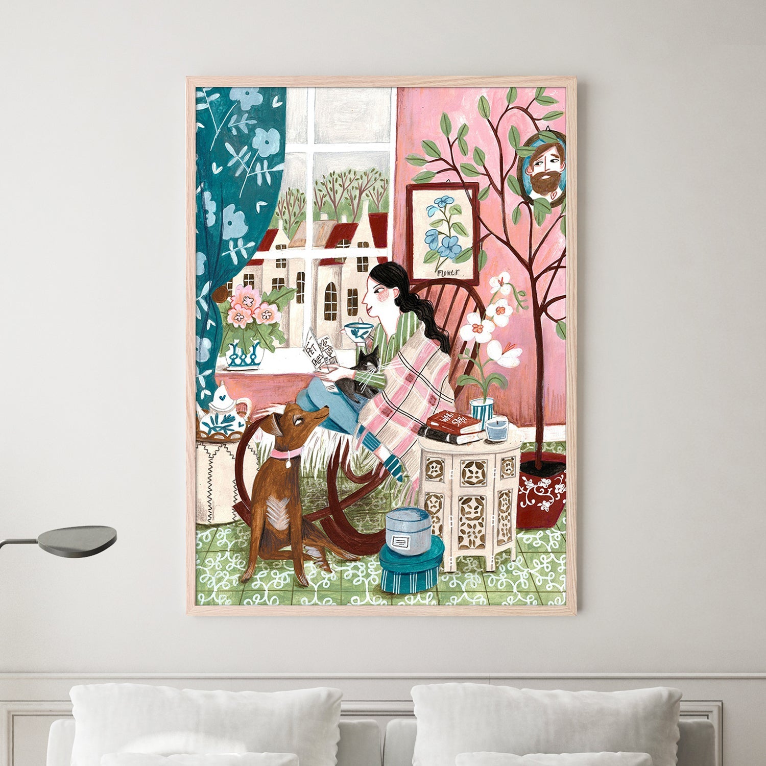 wall-art-print-canvas-poster-framed-Love of reading-2