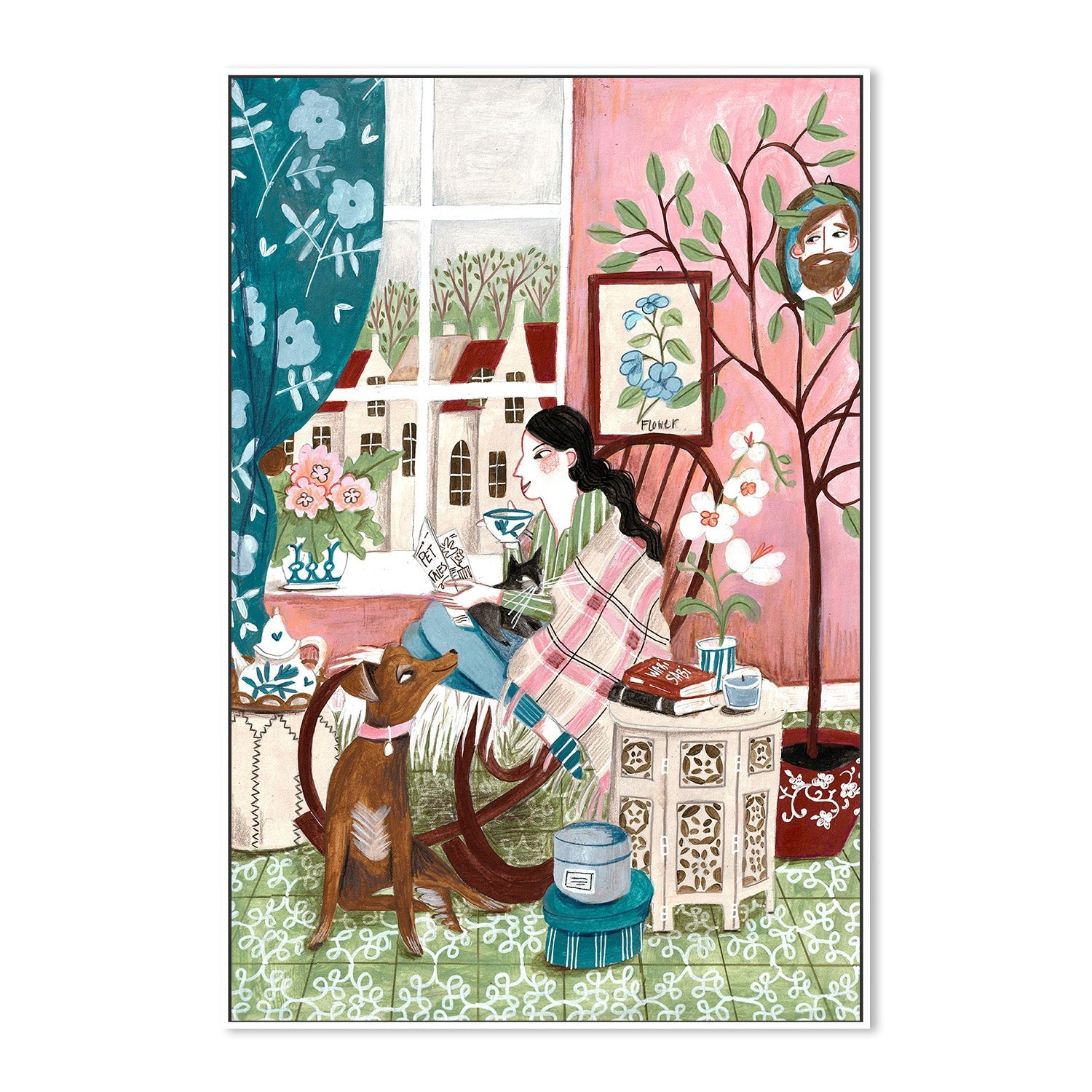 wall-art-print-canvas-poster-framed-Love of reading-5