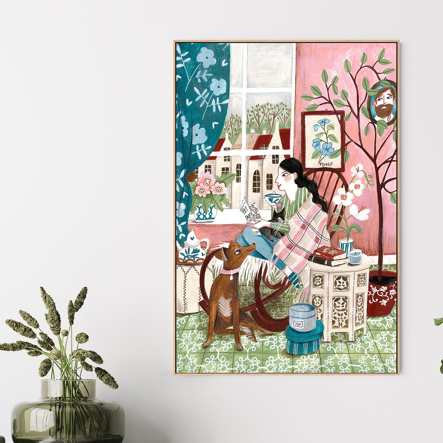 wall-art-print-canvas-poster-framed-Love of reading-7