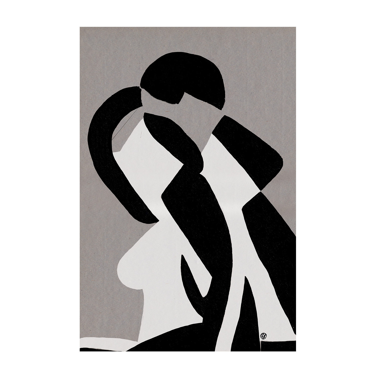 wall-art-print-canvas-poster-framed-Lovers-1
