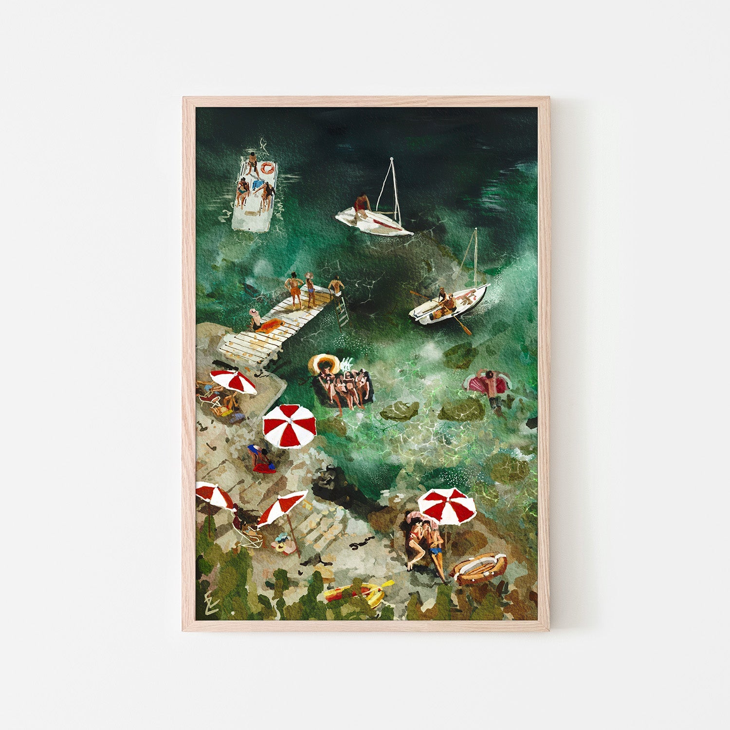 wall-art-print-canvas-poster-framed-Lovers on the beach-6