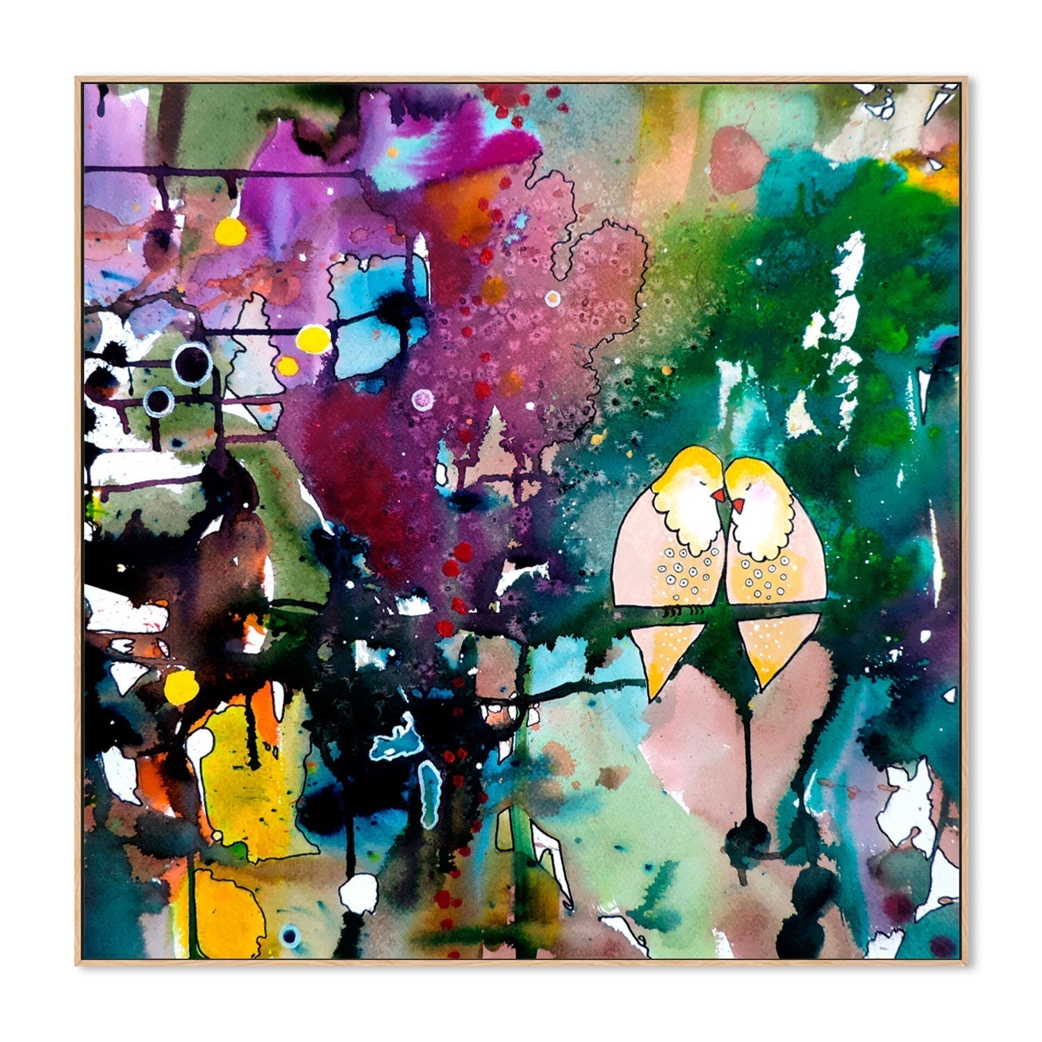 wall-art-print-canvas-poster-framed-Lovers Trance-by-Sylvie Demers-Gioia Wall Art