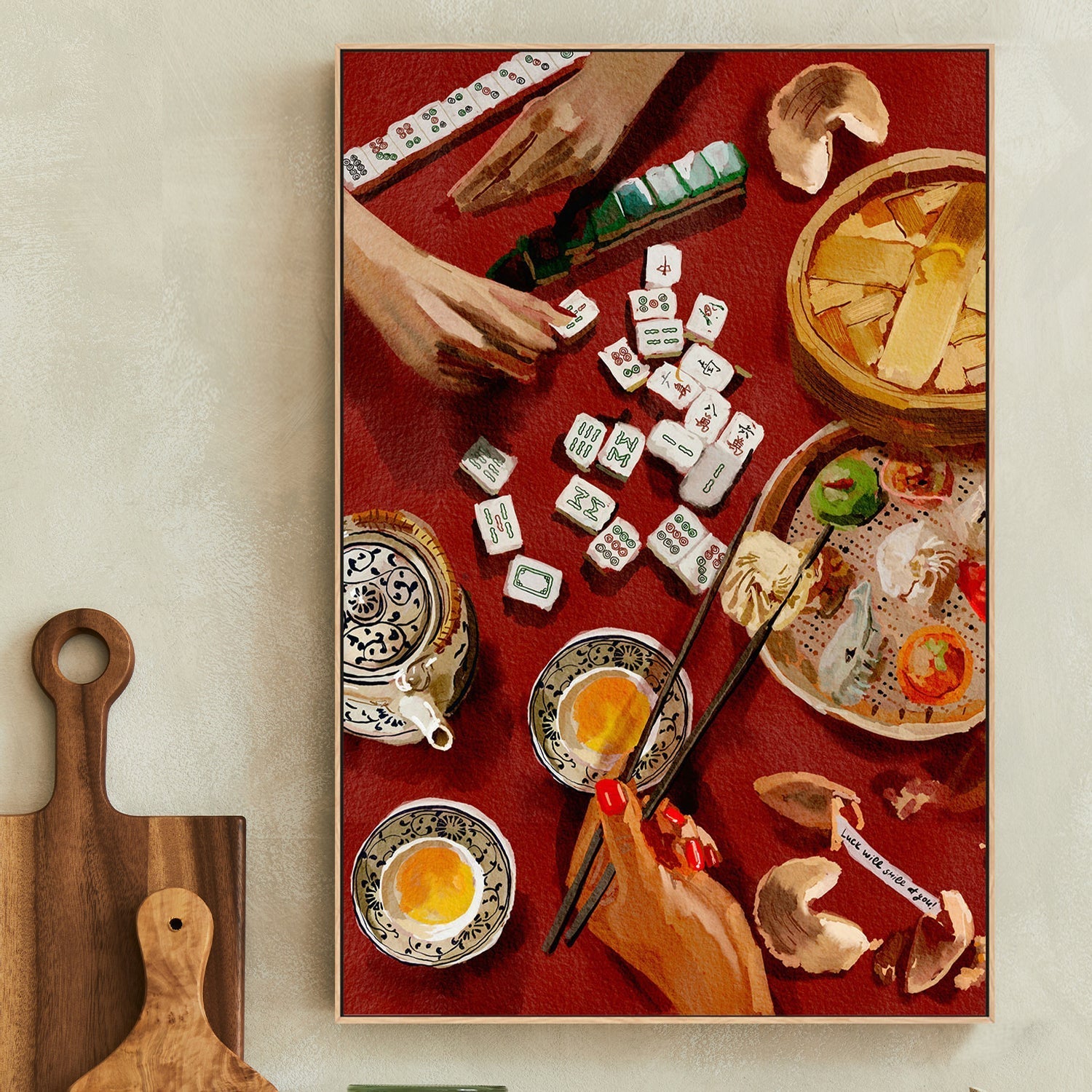 wall-art-print-canvas-poster-framed-Luck Will Smile On You , By Ekaterina Zagorska-2