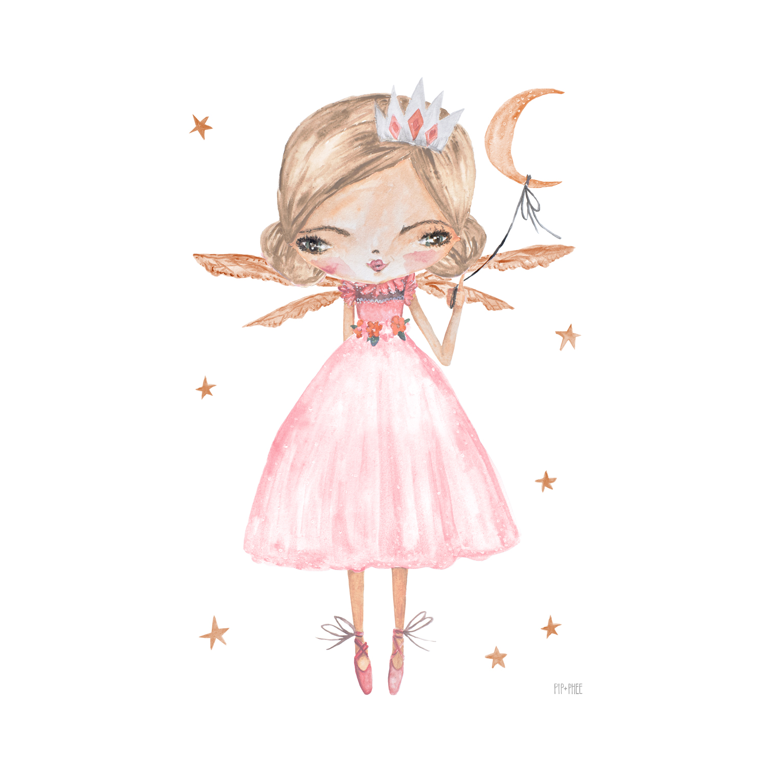 wall-art-print-canvas-poster-framed-Lunar Princess Balloon , By Pip and Phee-1