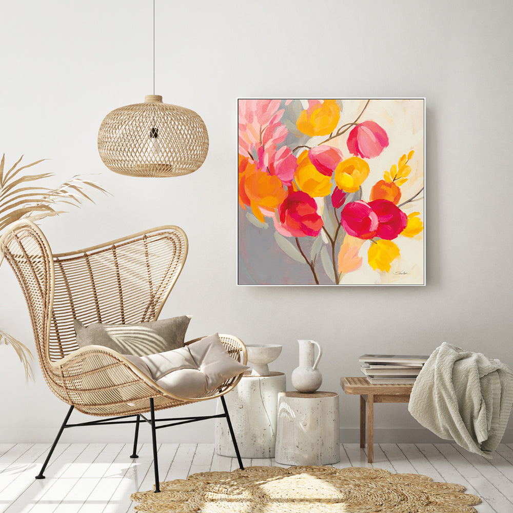 wall-art-print-canvas-poster-framed-Magenta Bloom, Style A-7