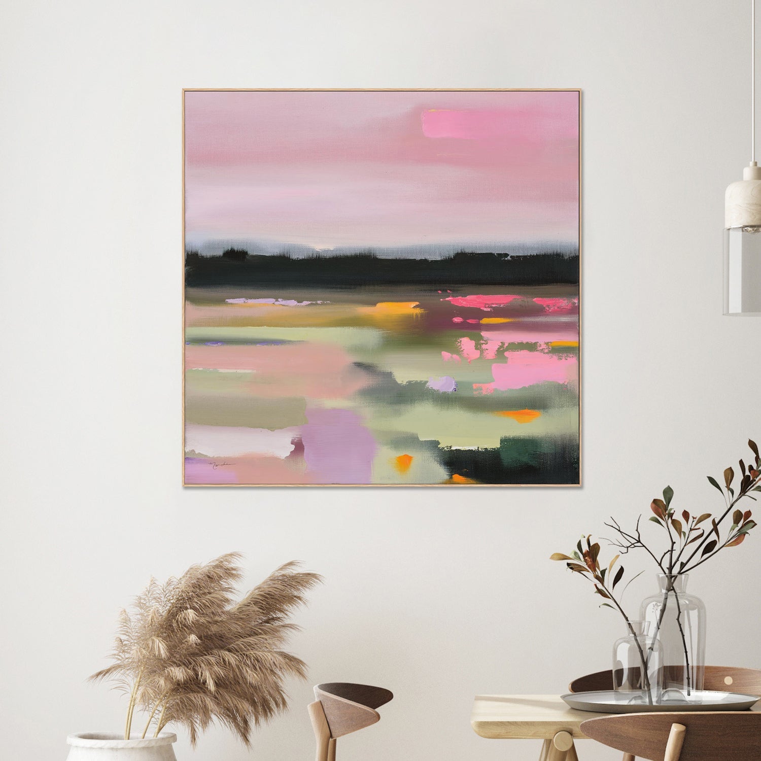 wall-art-print-canvas-poster-framed-Magenta Meadows-2