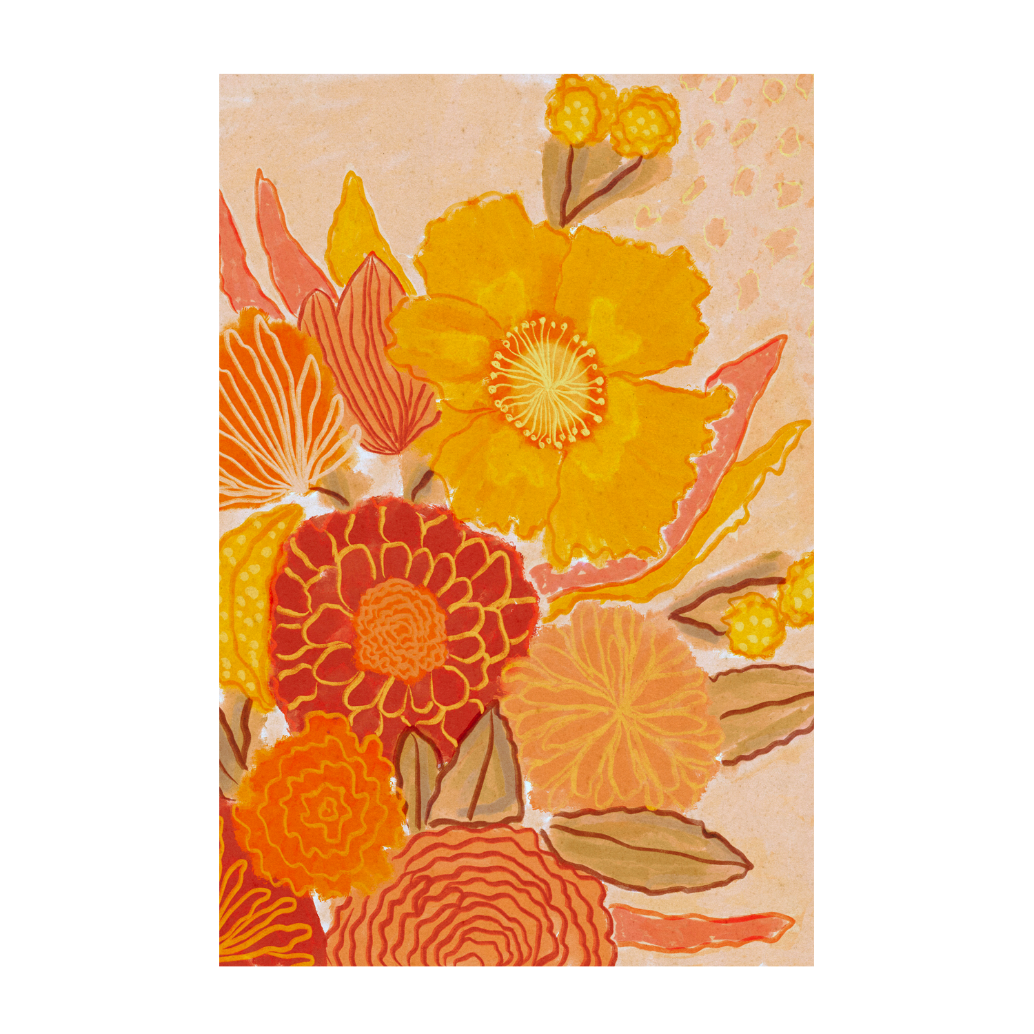 wall-art-print-canvas-poster-framed-Magic Bouquet-1