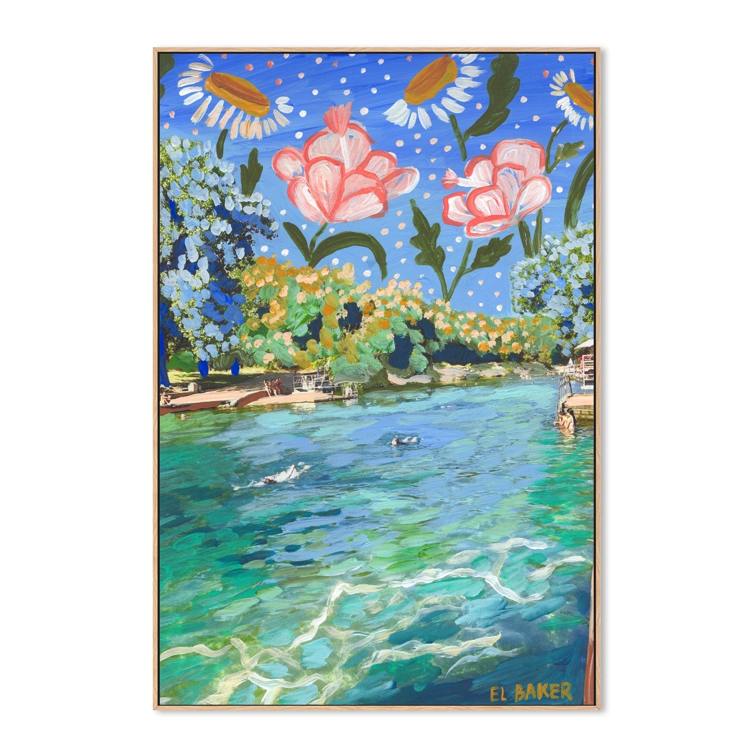 wall-art-print-canvas-poster-framed-Magic Garden , By Eleanor Baker-4