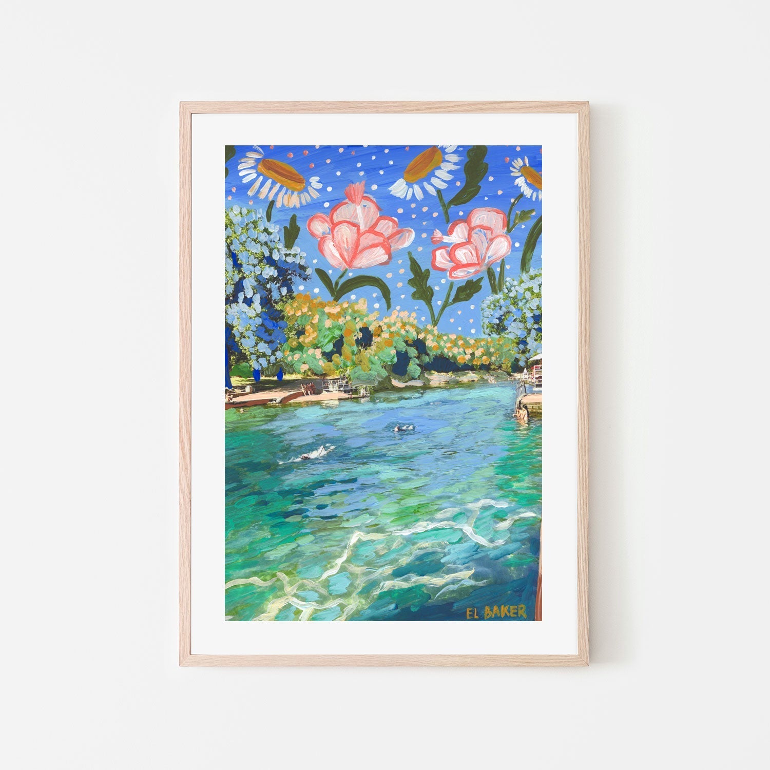 wall-art-print-canvas-poster-framed-Magic Garden , By Eleanor Baker-6