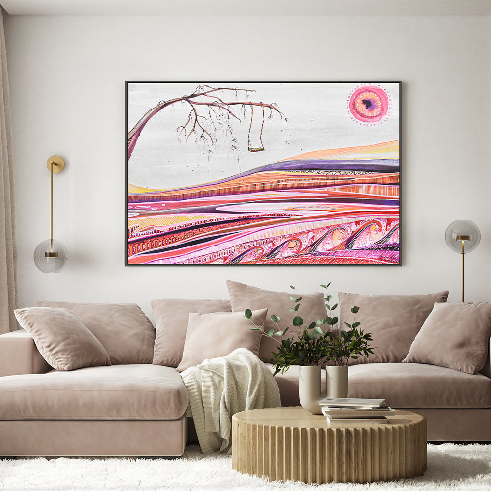 wall-art-print-canvas-poster-framed-Magic Swing , By Sarah Carlton Art-GIOIA-WALL-ART