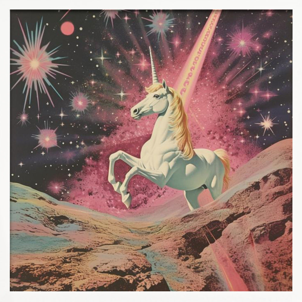 wall-art-print-canvas-poster-framed-Magic Unicorn Collage , By Samantha Hearn-5