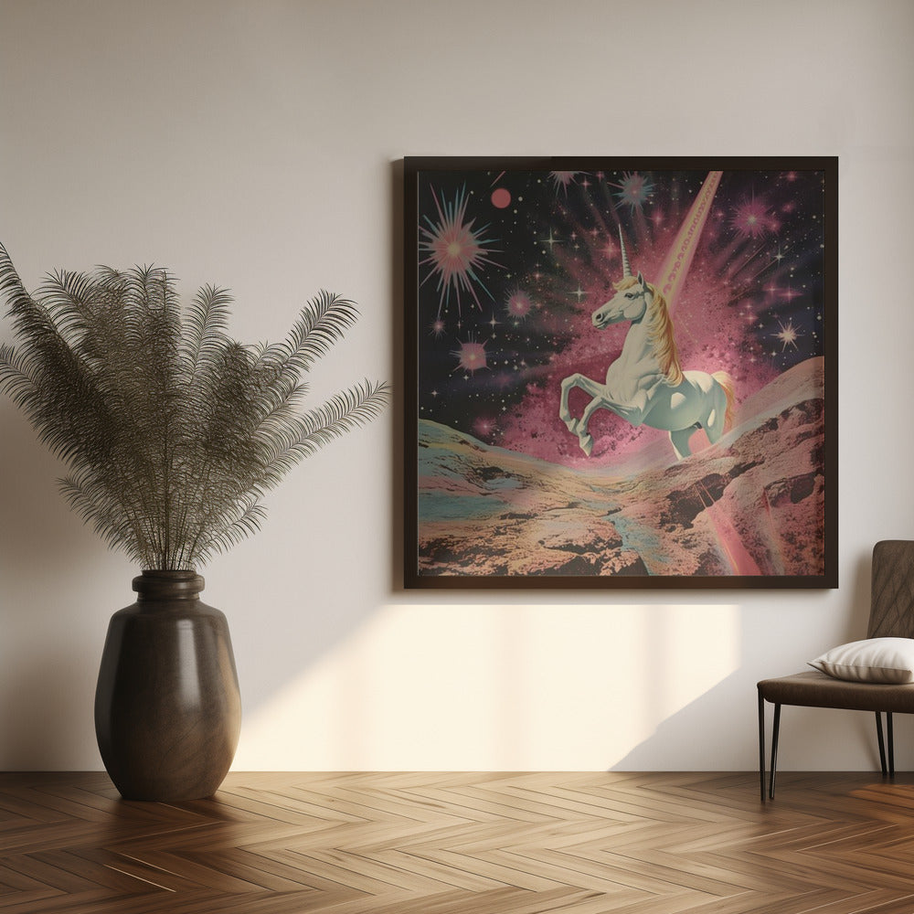 wall-art-print-canvas-poster-framed-Magic Unicorn Collage , By Samantha Hearn-6