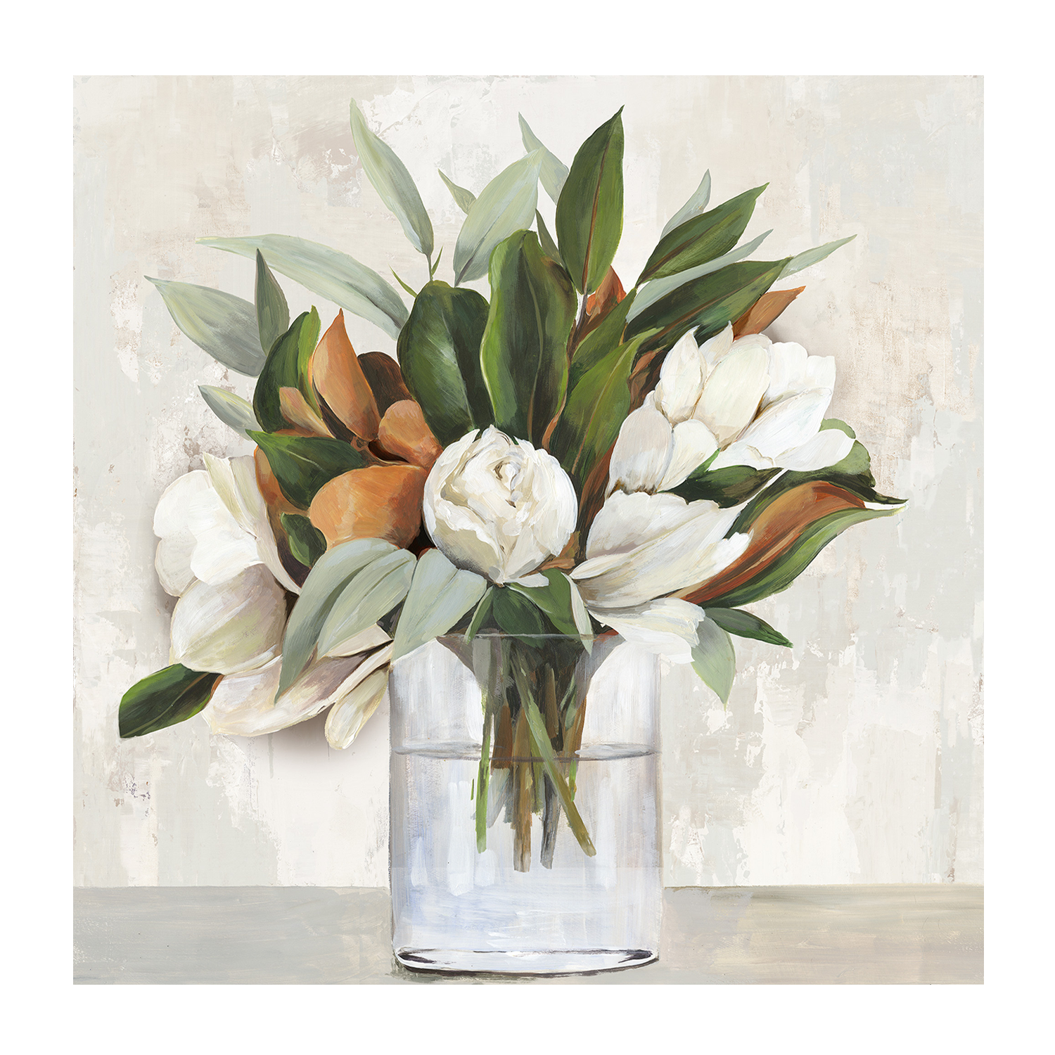 wall-art-print-canvas-poster-framed-Magnolia Branch , By Asia Jensen-1