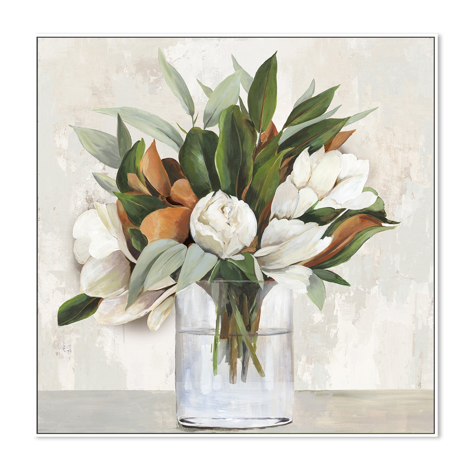 wall-art-print-canvas-poster-framed-Magnolia Branch , By Asia Jensen-5