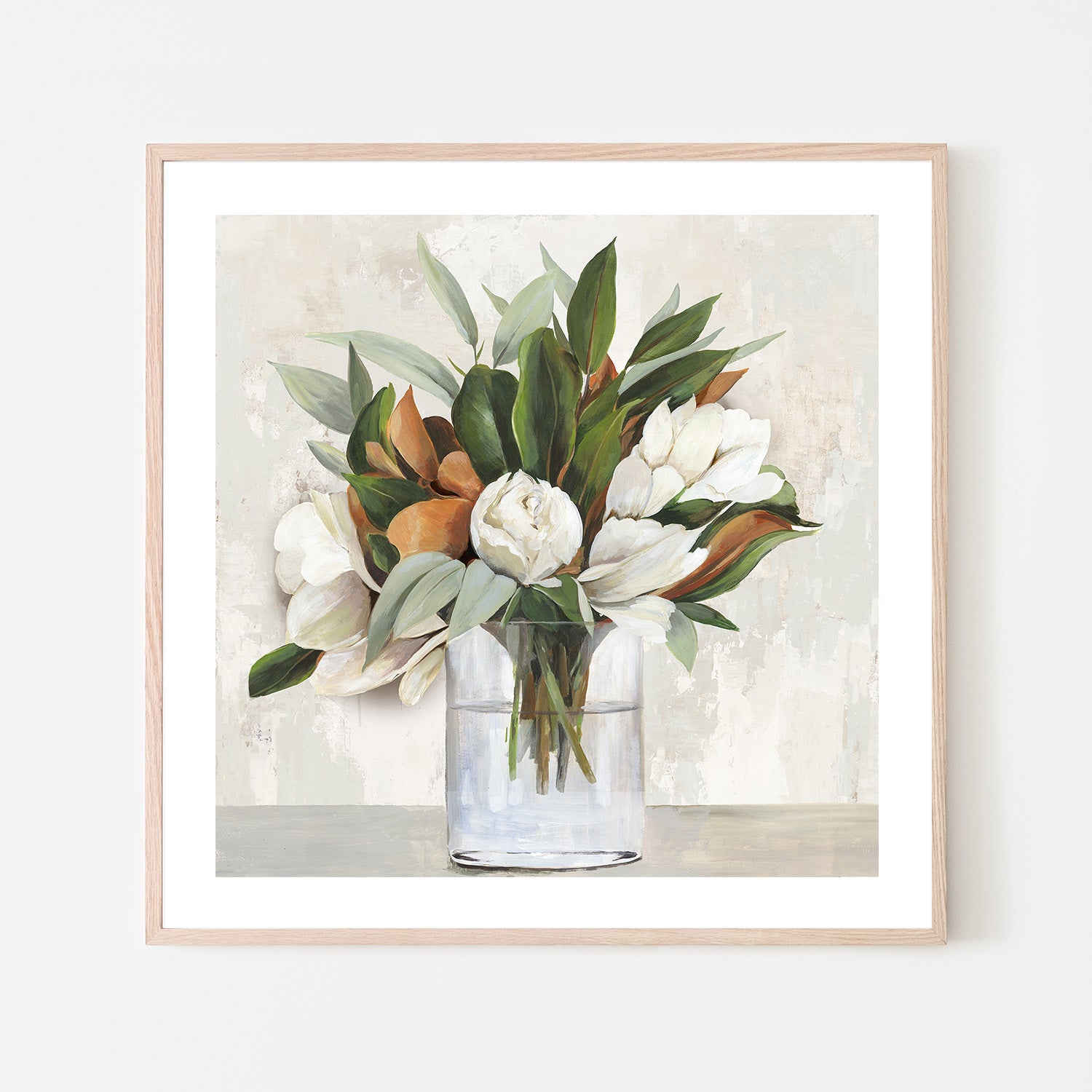 wall-art-print-canvas-poster-framed-Magnolia Branch , By Asia Jensen-6