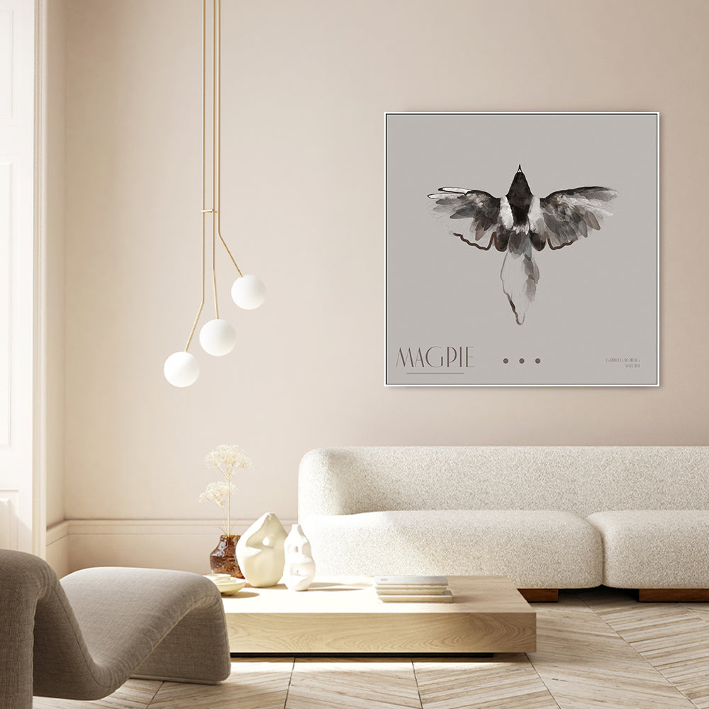 wall-art-print-canvas-poster-framed-Magpie, Style B , By Gabriella Roberg-7
