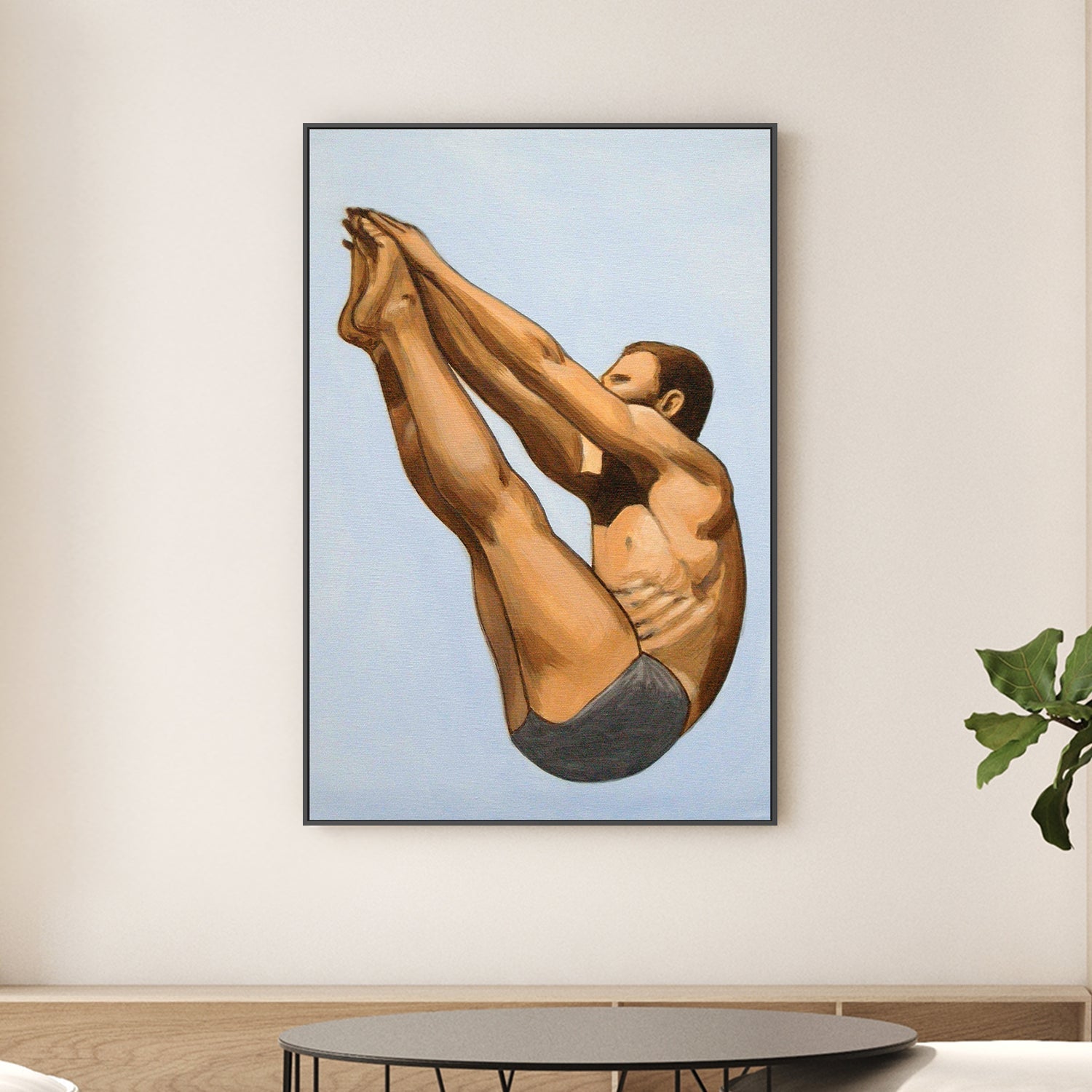 wall-art-print-canvas-poster-framed-Male Diver-2
