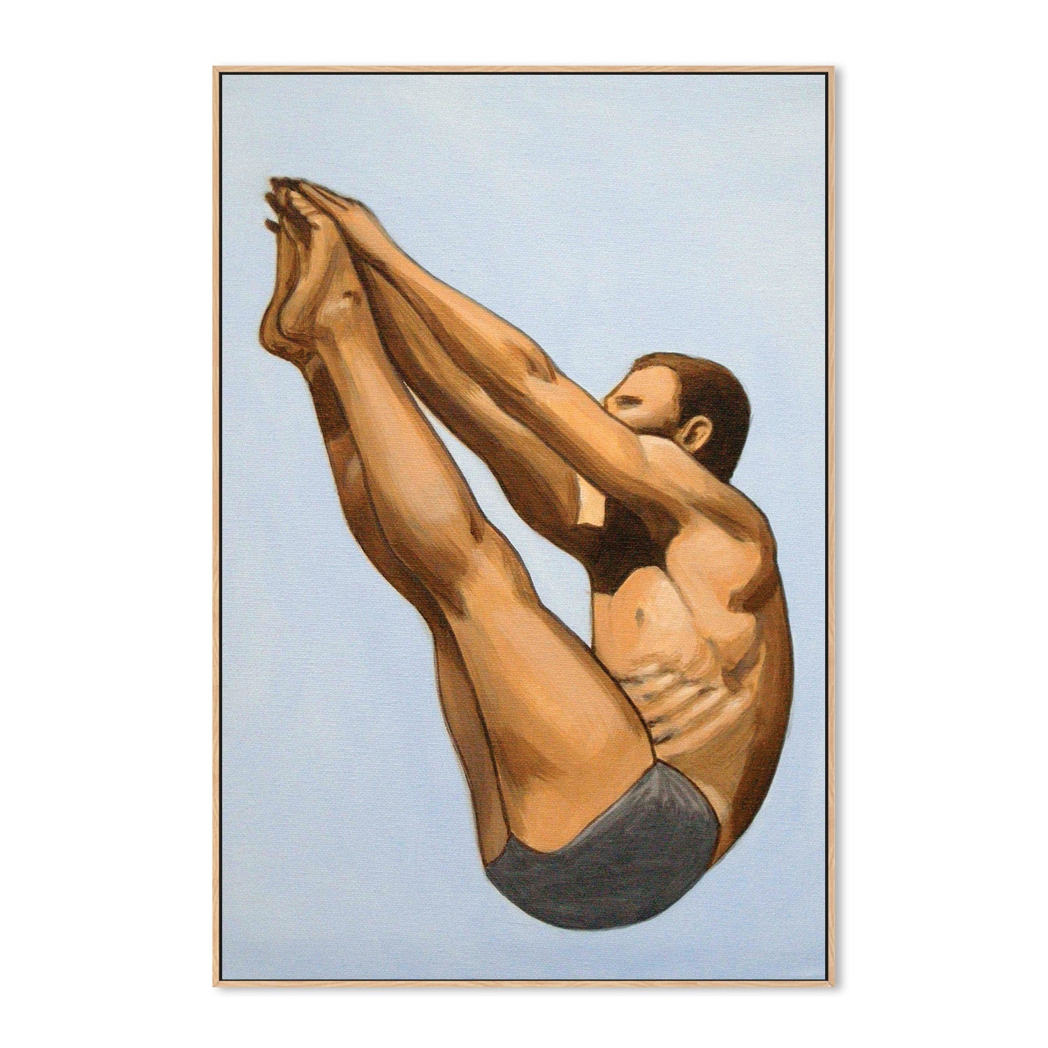 wall-art-print-canvas-poster-framed-Male Diver-4