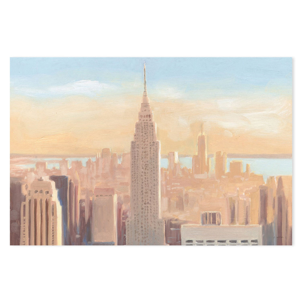 wall-art-print-canvas-poster-framed-Manhattan Dawn-by-James Wiens-Gioia Wall Art