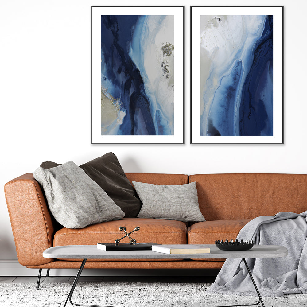 wall-art-print-canvas-poster-framed-Marine Majesty, Style A & B, Set of 2, By Petra Meikle , By Petra Meikle-2