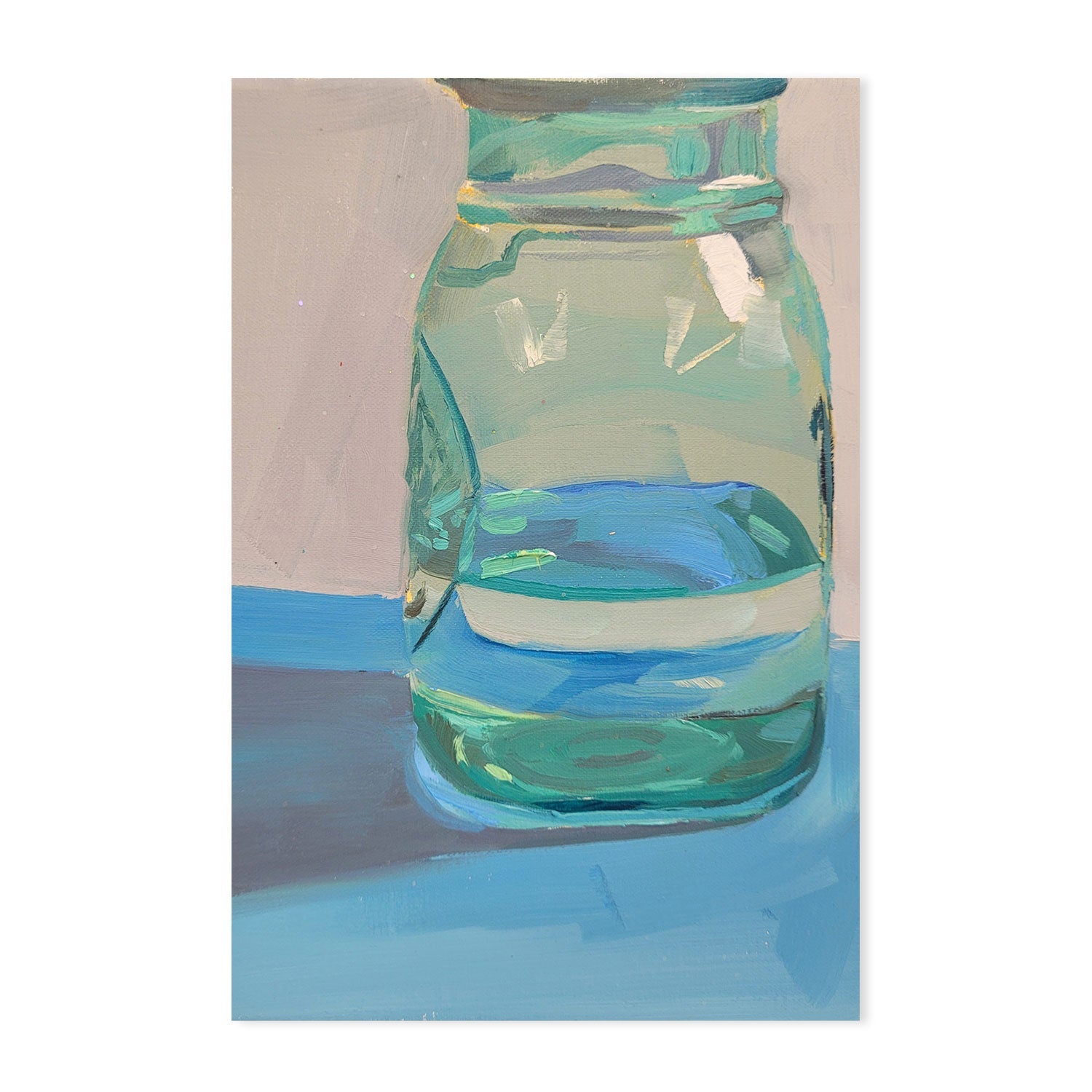 wall-art-print-canvas-poster-framed-Mason Jar-by-Jenny Westenhofer Art-Gioia Wall Art