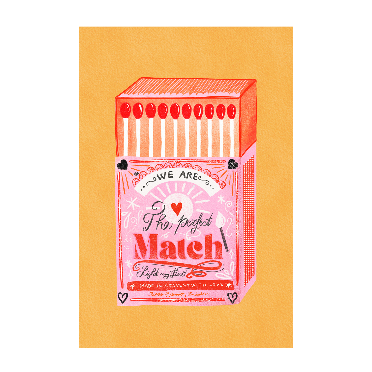 wall-art-print-canvas-poster-framed-Match Box-The Perfect Match-1