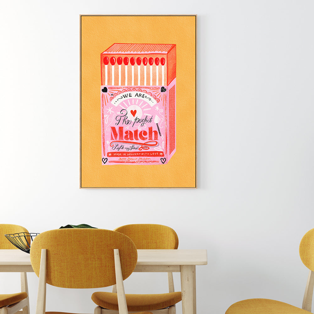 wall-art-print-canvas-poster-framed-Match Box-The Perfect Match-2