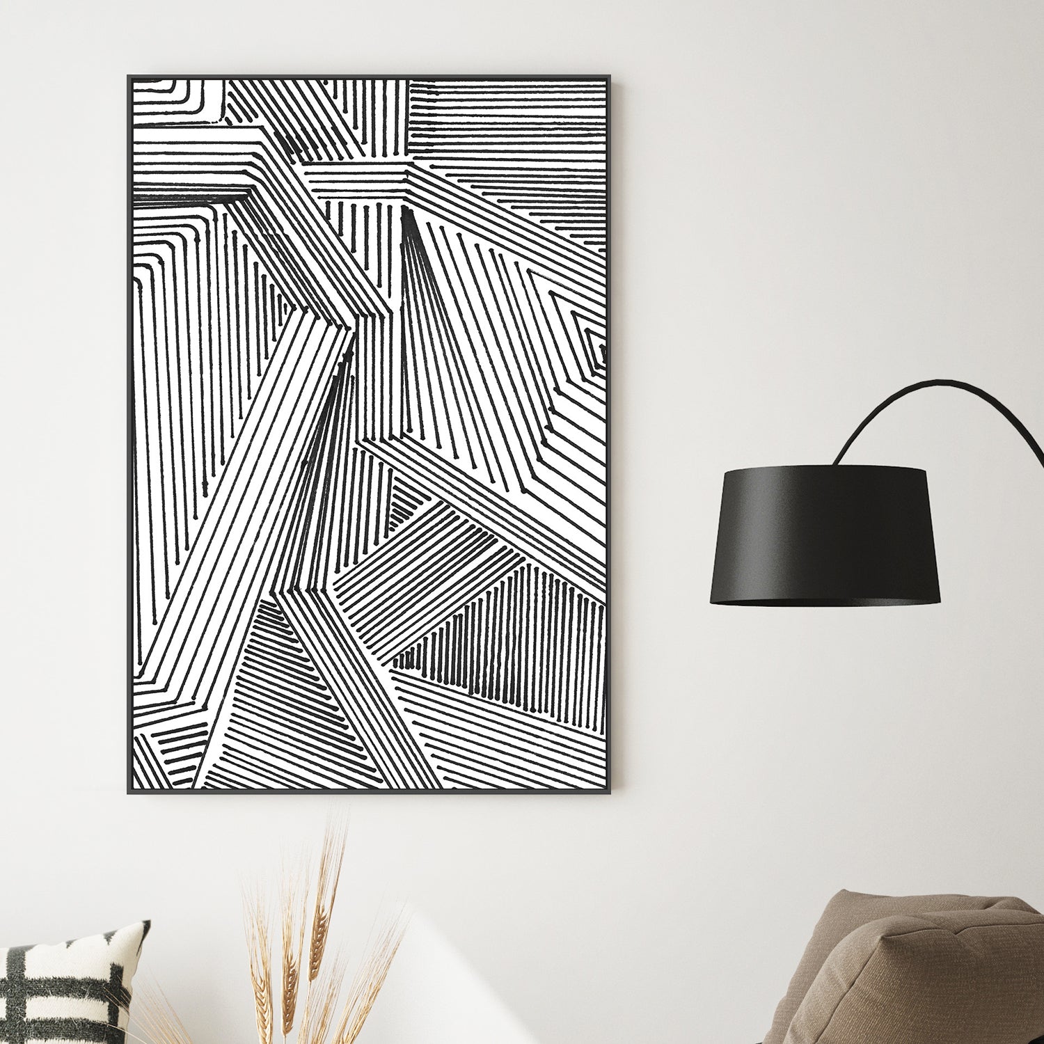wall-art-print-canvas-poster-framed-Maze, Style A , By Aubrey-2
