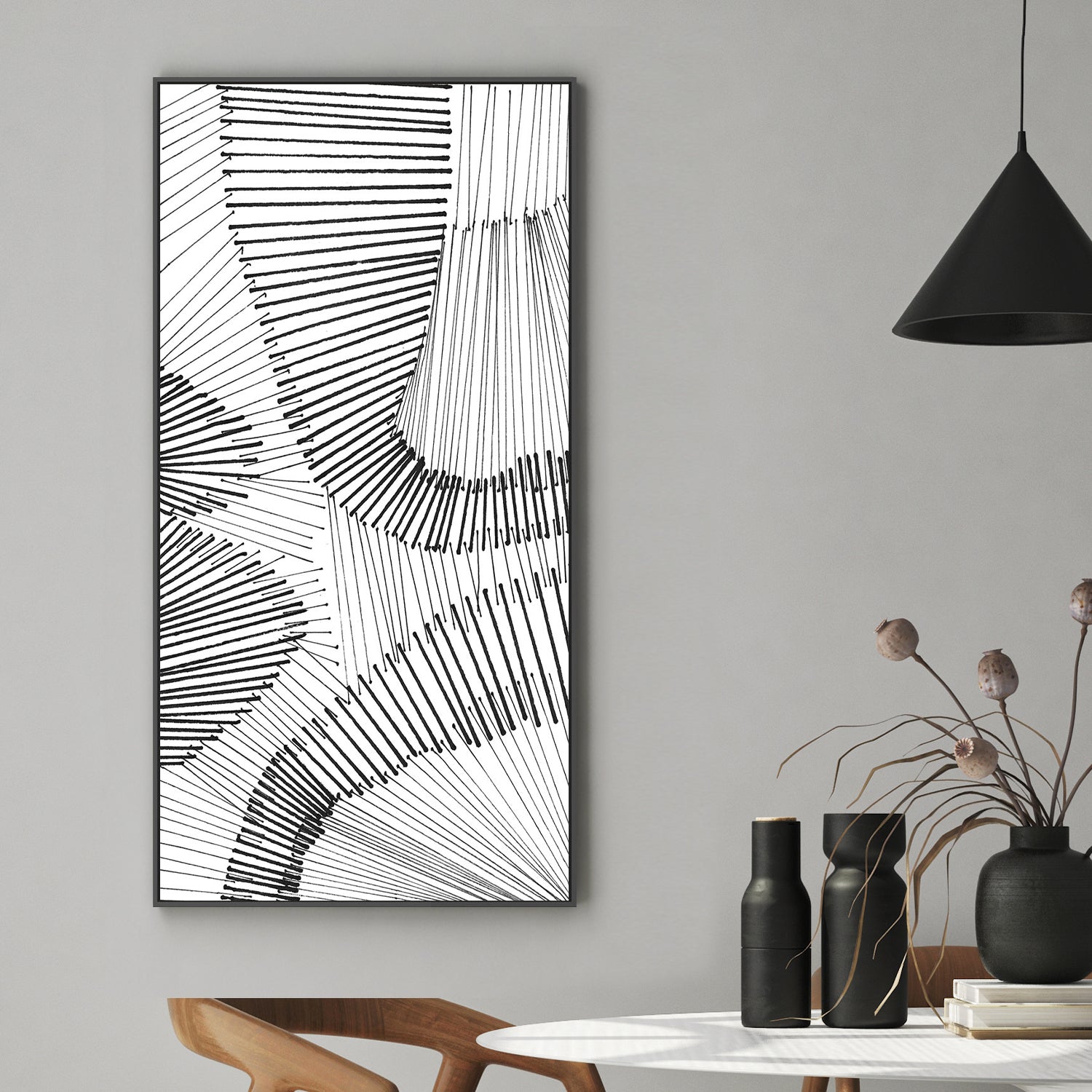 wall-art-print-canvas-poster-framed-Maze, Style B , By Aubrey-2